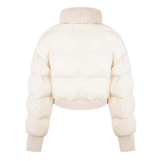 Jacquemus o1g2r1mq1024 Courte Puffer Jacket in Cream Size M / US 6-8 / IT 42-44 - 2 Thumbnail