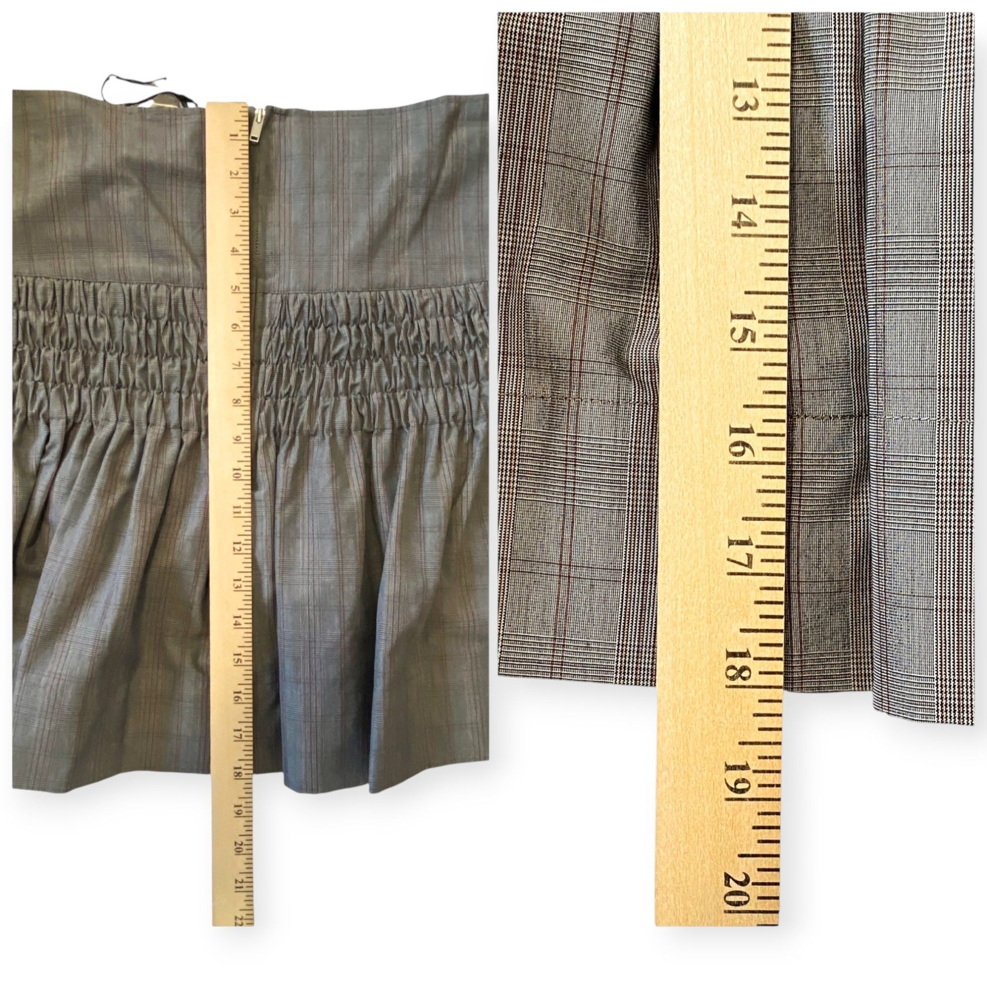 Isabel Marant Etoile NWT Isabel Marant Étoile Oliko Checked mini skirt, size FR42 Size 30" / US 8 / IT 44 - 12 Thumbnail