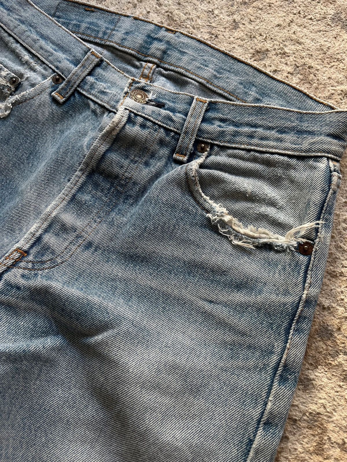 Levi's Levi’s Made In France Jeans Sz W29 L36 Distressed Jeans Size 29" - 2 Thumbnail