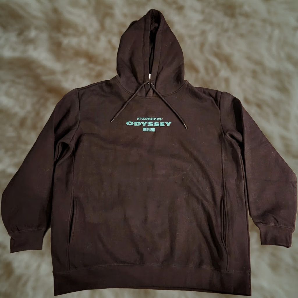 Vintage Starbucks ODYSSEY Beta Limited Edition Hoodie 2XL Black Embroidered 2023 Size US XXL / EU 58 / 5 - 1 Thumbnail