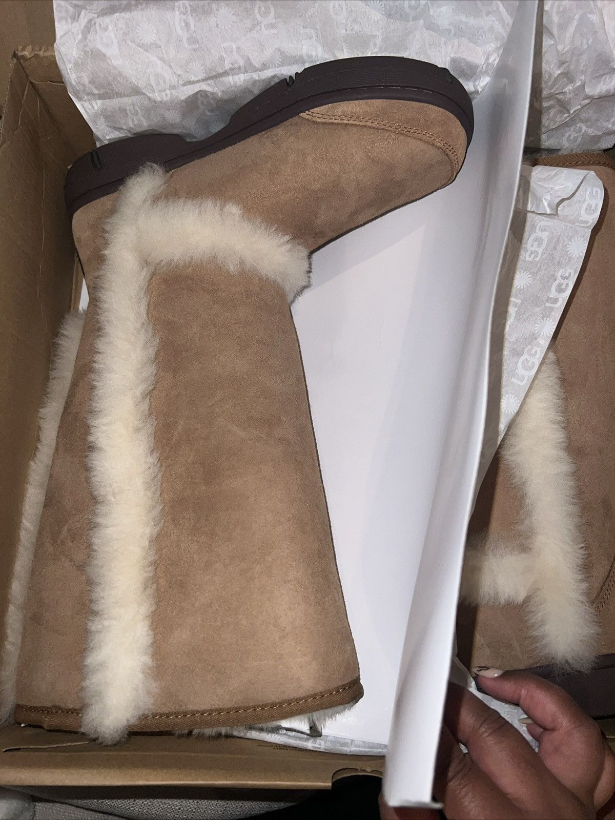 Ugg NIB UGG Sunburst Tall Women’s boots Chestnut |size 7 Size US 7 / IT 37 - 6 Thumbnail