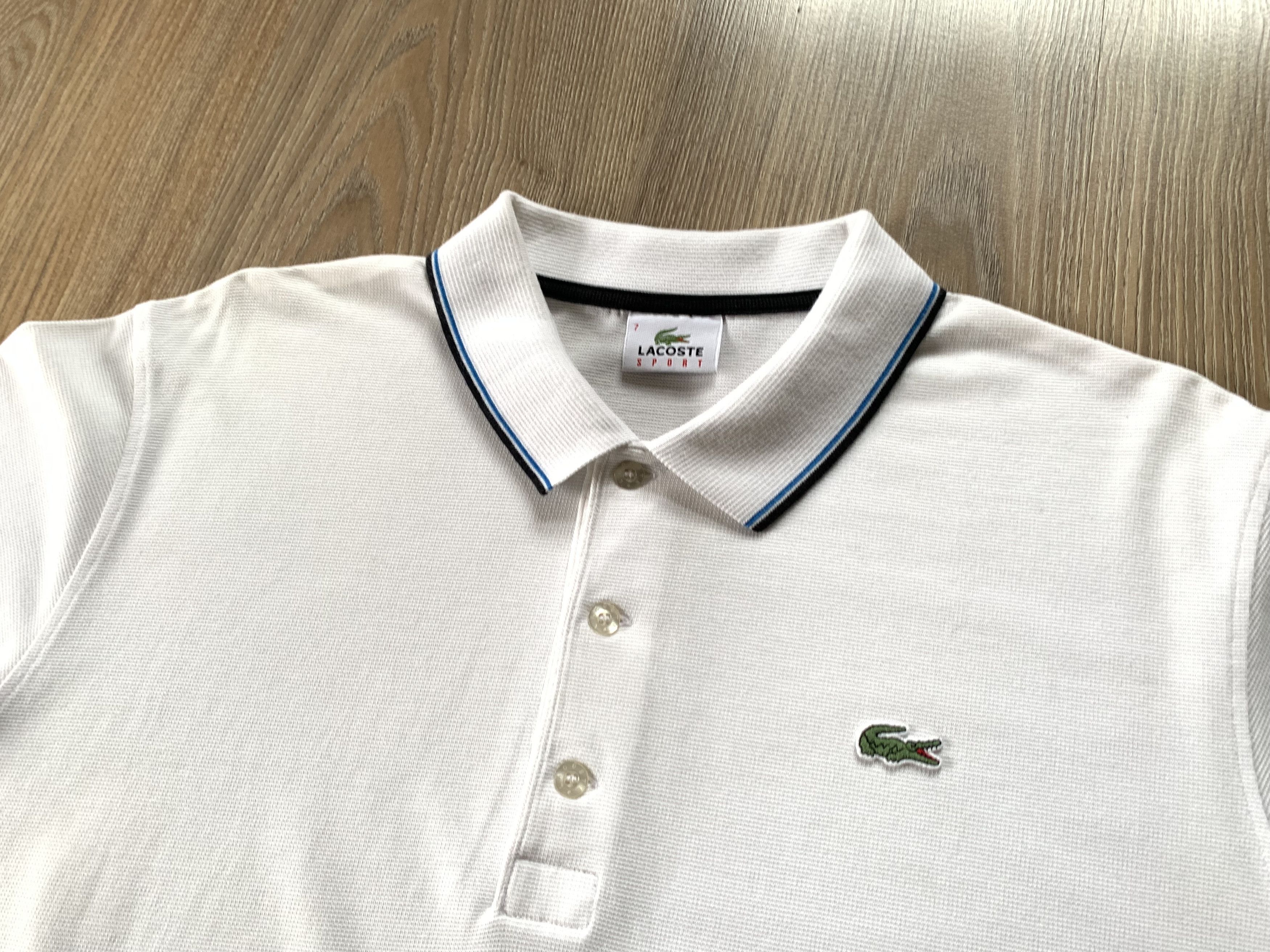 Lacoste × Vintage Vintage Lacoste Sport White Polo Size US L / EU 52-54 / 3 - 4 Thumbnail