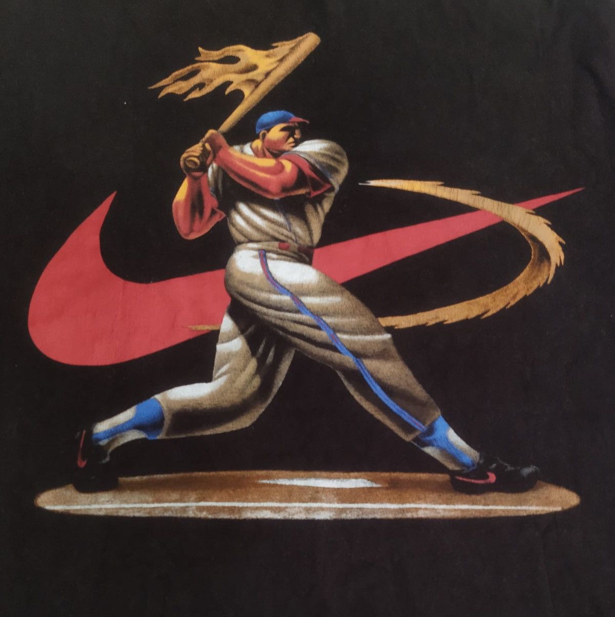 Vintage RARE Vintage 90s Nike Baseball Tee Size US XL / EU 56 / 4 - 3 Thumbnail