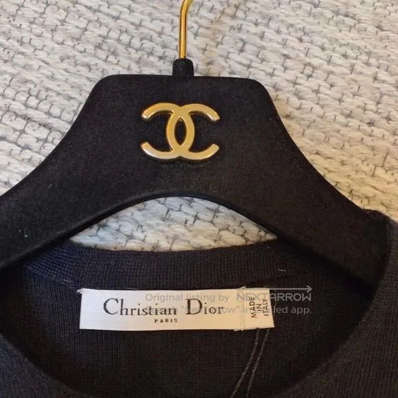 Dior Dior Color Block Cashmere Short Sleeve Sweater . Size S / US 4 / IT 40 - 8 Thumbnail