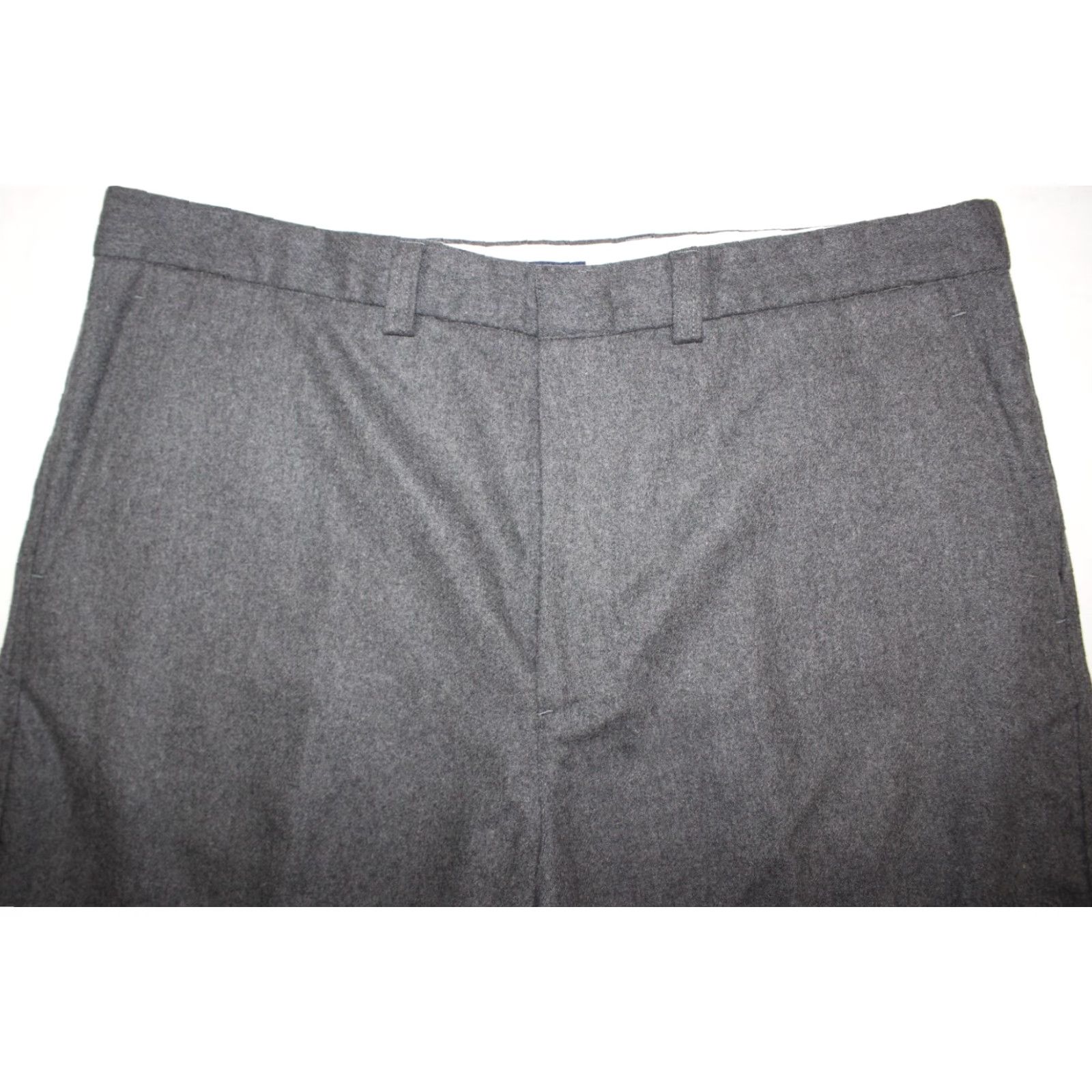 Gap Vintage Gap Pants Mens 40x30 Wool Blend Flannel Trouser Classic Flat Front Gray Pants Size US 40 / EU 56 - 2 Thumbnail