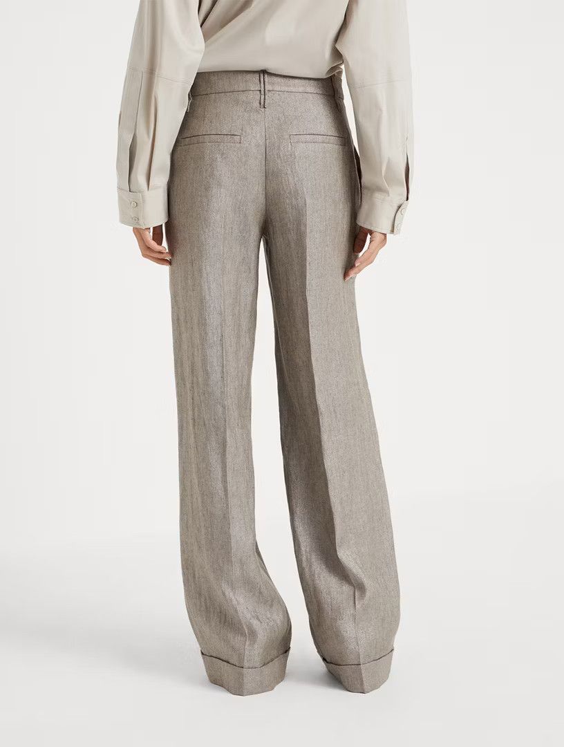 Brunello Cucinelli o1la1rc1a0425 Pants in Brown Size 26" / US 2 / IT 38 - 3 Thumbnail