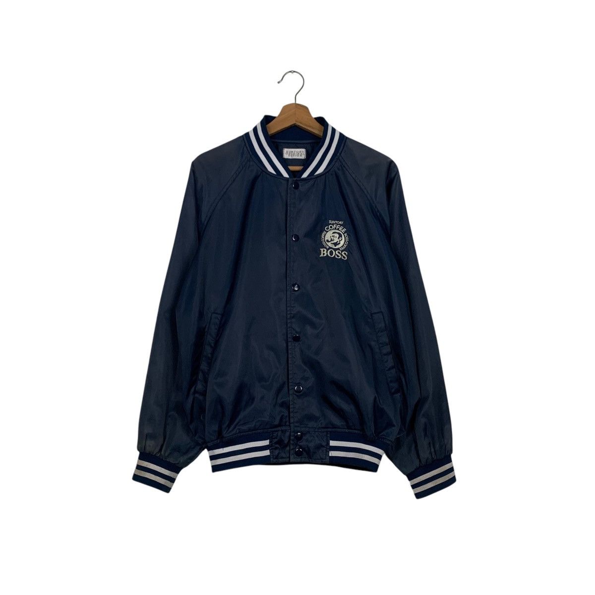 Japanese Brand SUNTORY COFFEE BOSS Coach Jacket #2649-C118 Size US L / EU 52-54 / 3 - 1 Thumbnail