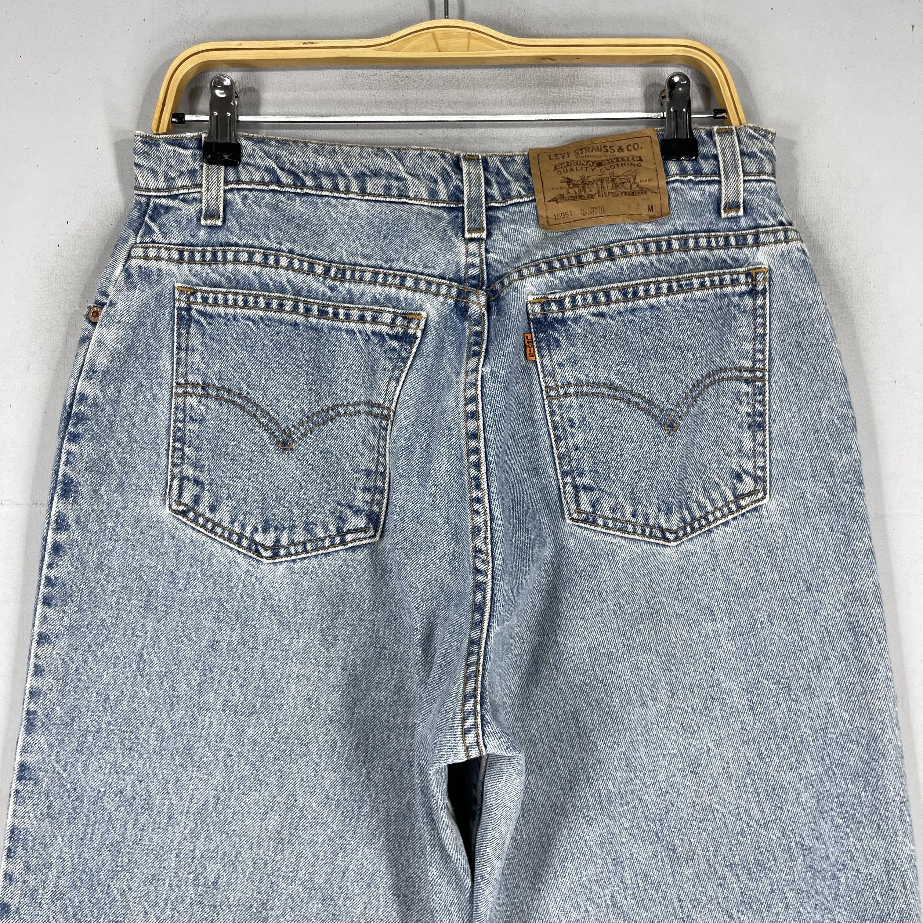 Levi's × Vintage Size 31 Vintage Levis 951 Orange Tab Dirty Mom Jeans Size 31" - 8 Thumbnail