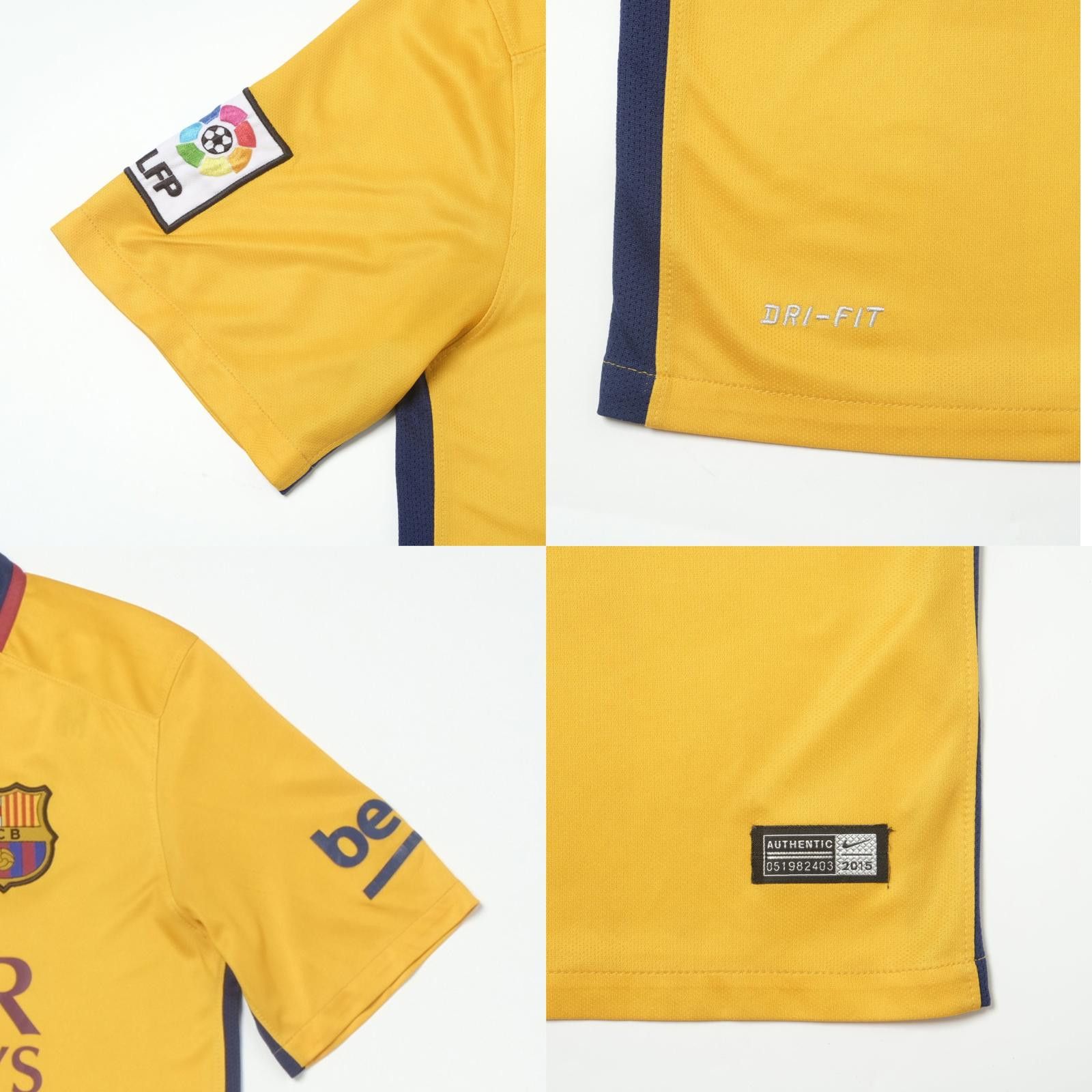 Nike 2015/16 Barcelona Away Shirt Messi Nike (S/M) Size US S / EU 44-46 / 1 - 7 Thumbnail
