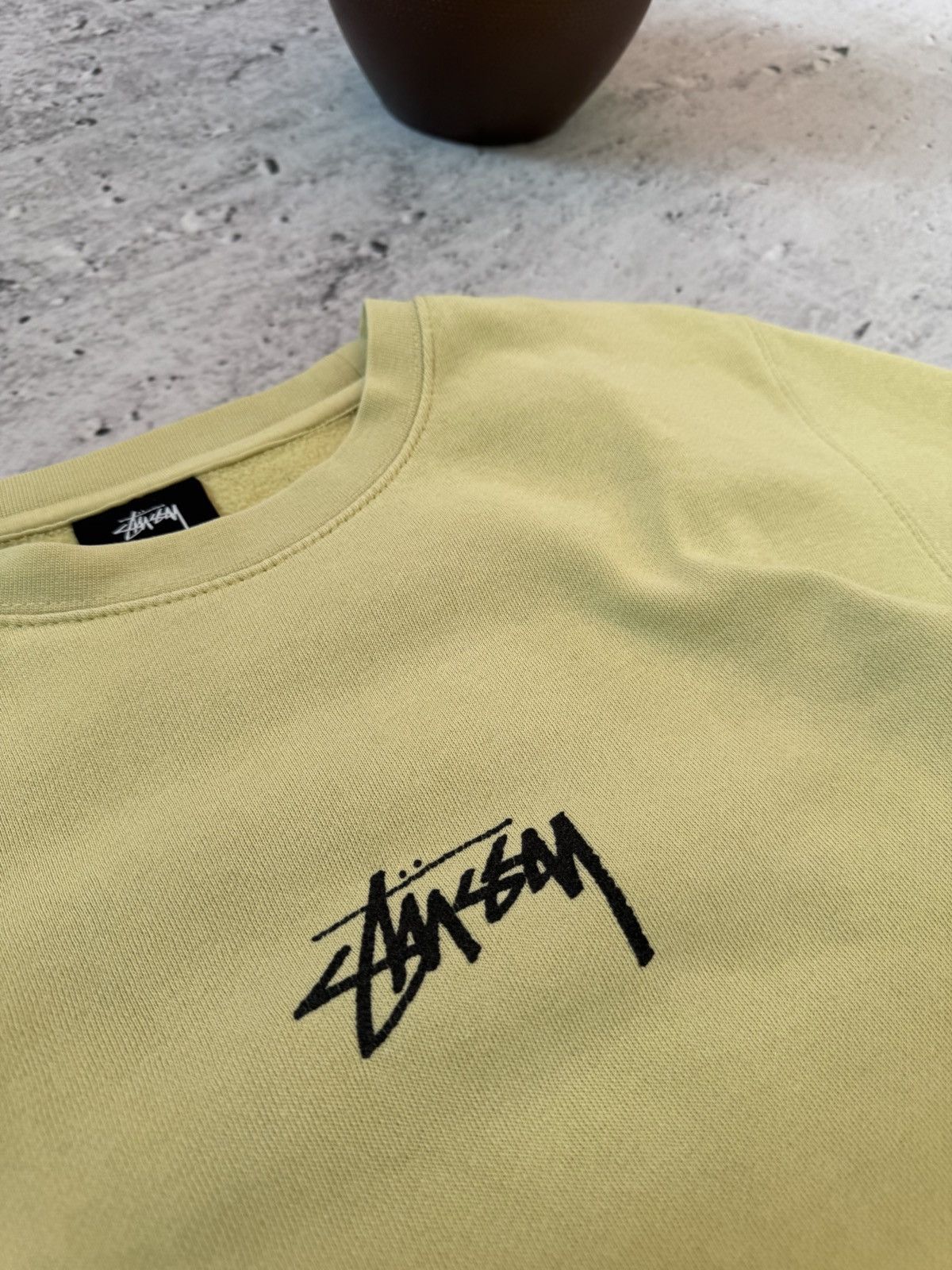 Stussy × Vintage STUSSY CENTER HAFT LOGO OVERSIZE BAGGY FIT SWEATSHIRT Size US M / EU 48-50 / 2 - 5 Thumbnail