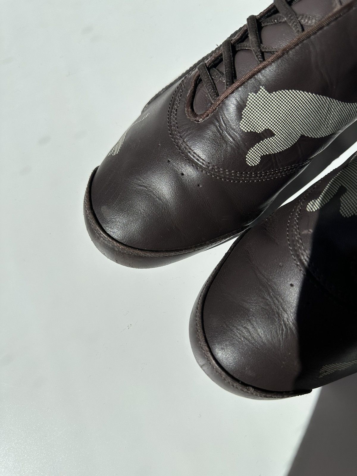 Japanese Brand × Puma × Vintage Vintage Puma brown/ white mens Sneakers Y2K size 10.5 Size US 10.5 / EU 43-44 - 14 Thumbnail