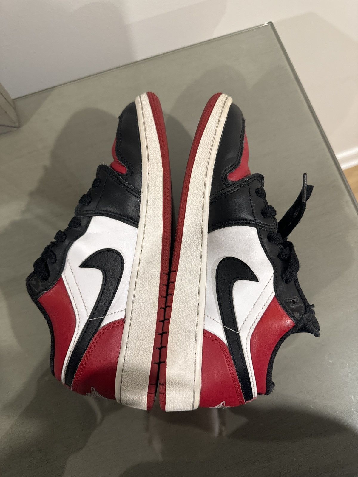 Nike Air Jordan 1 Low White/Varsity Red/White/Black Size US 5 / EU 37 - 6 Thumbnail
