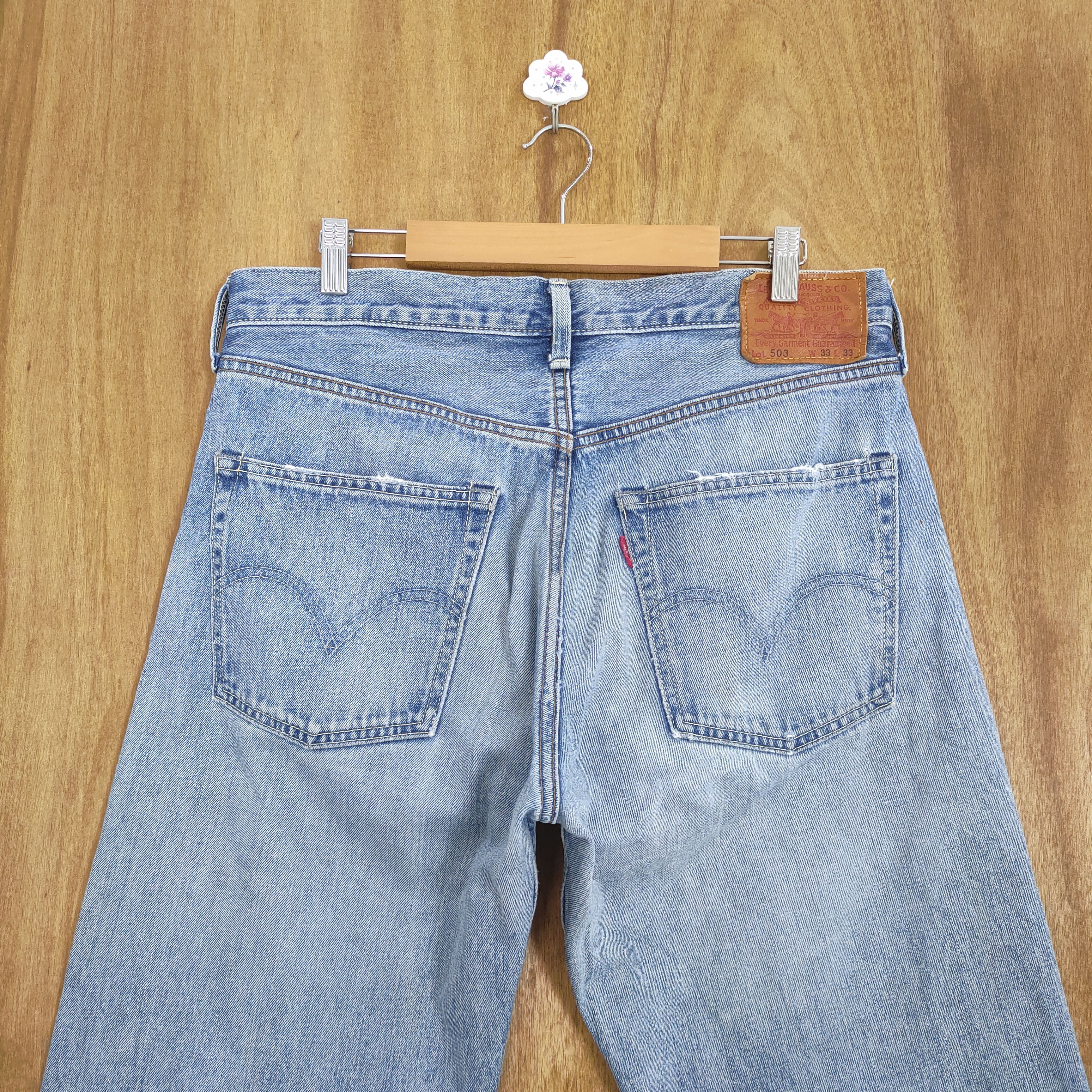 Jean × Levi's Vintage Clothing VINTAGE LEVI'S 503 FADED DISTRESSED JEANS PANTS Size US 34 / EU 50 - 9 Thumbnail