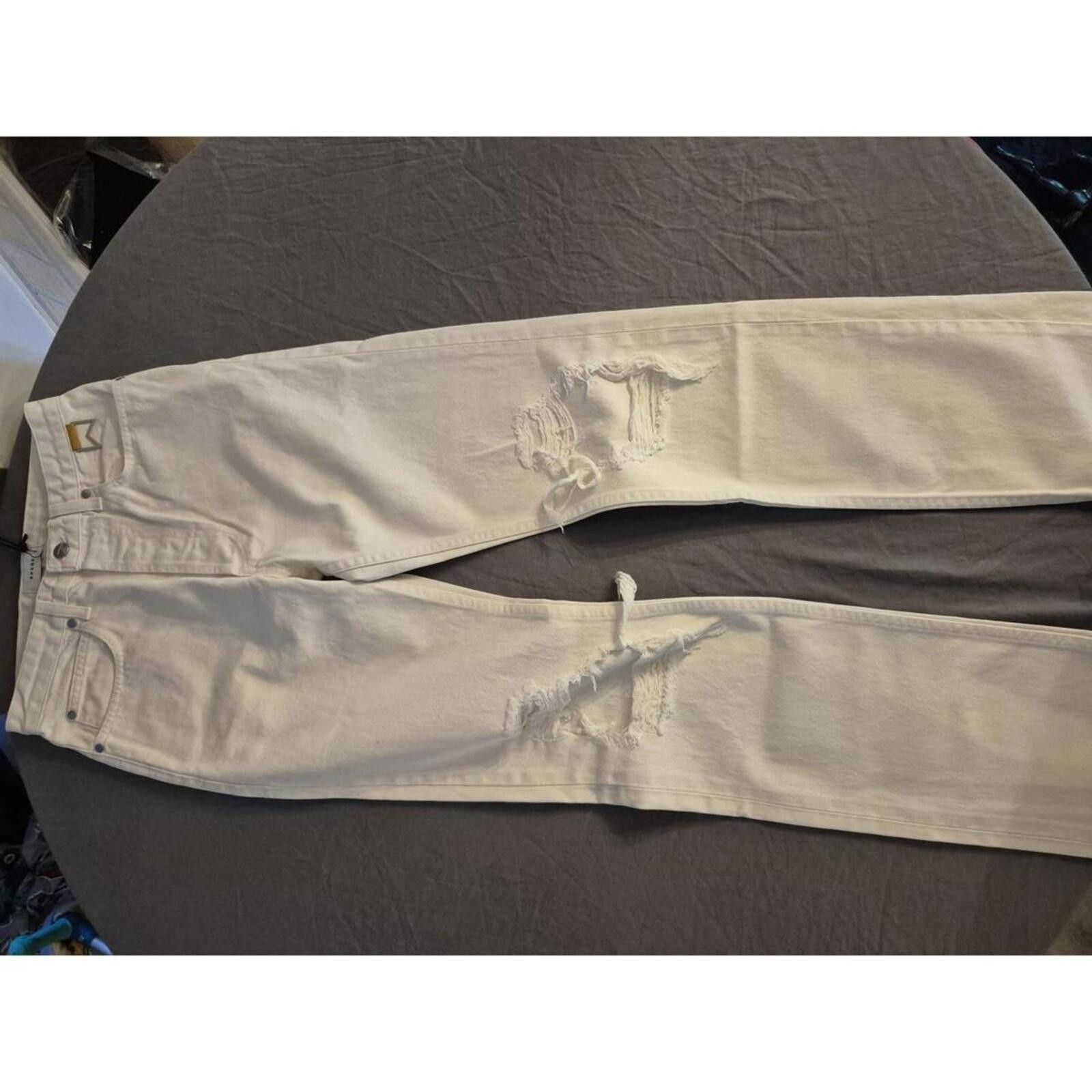 Rhude Rhude White Distressed Denim Jeans Size 29 Size US 29 - 1 Thumbnail
