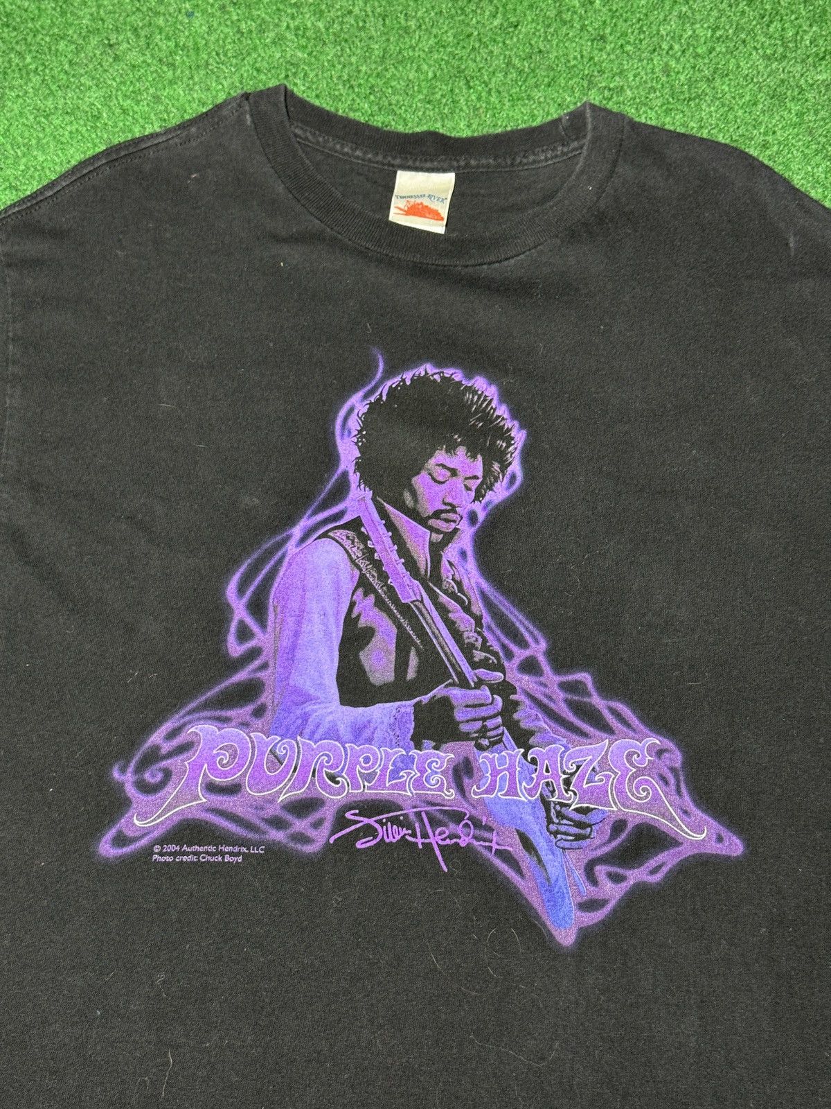 Band Tees × Vintage Vintage Y2K Jimi Hendrix Med Rock N Roll Legend T Shirt Size US M / EU 48-50 / 2 - 2 Thumbnail