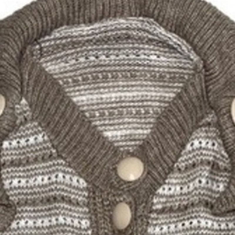 NBDN Nobrandedon My Mix Collection Brown Sweater | Size L Size L / US 10 / IT 46 - 3 Thumbnail