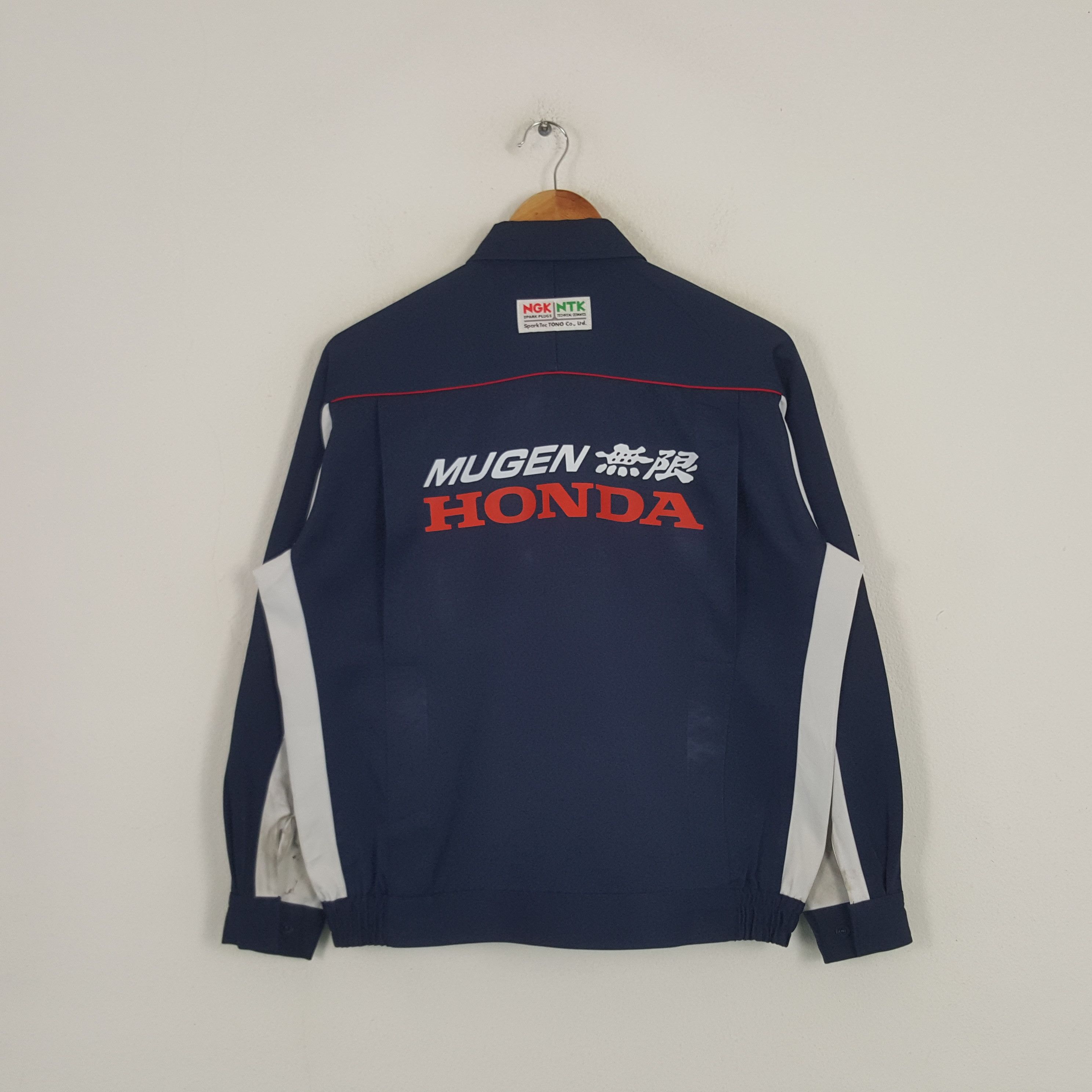 Honda × Japanese Brand × Vintage Vintage Mugen Honda Japanese Racing Team Custom Art Jacket Size US XL / EU 56 / 4 - 1 Thumbnail