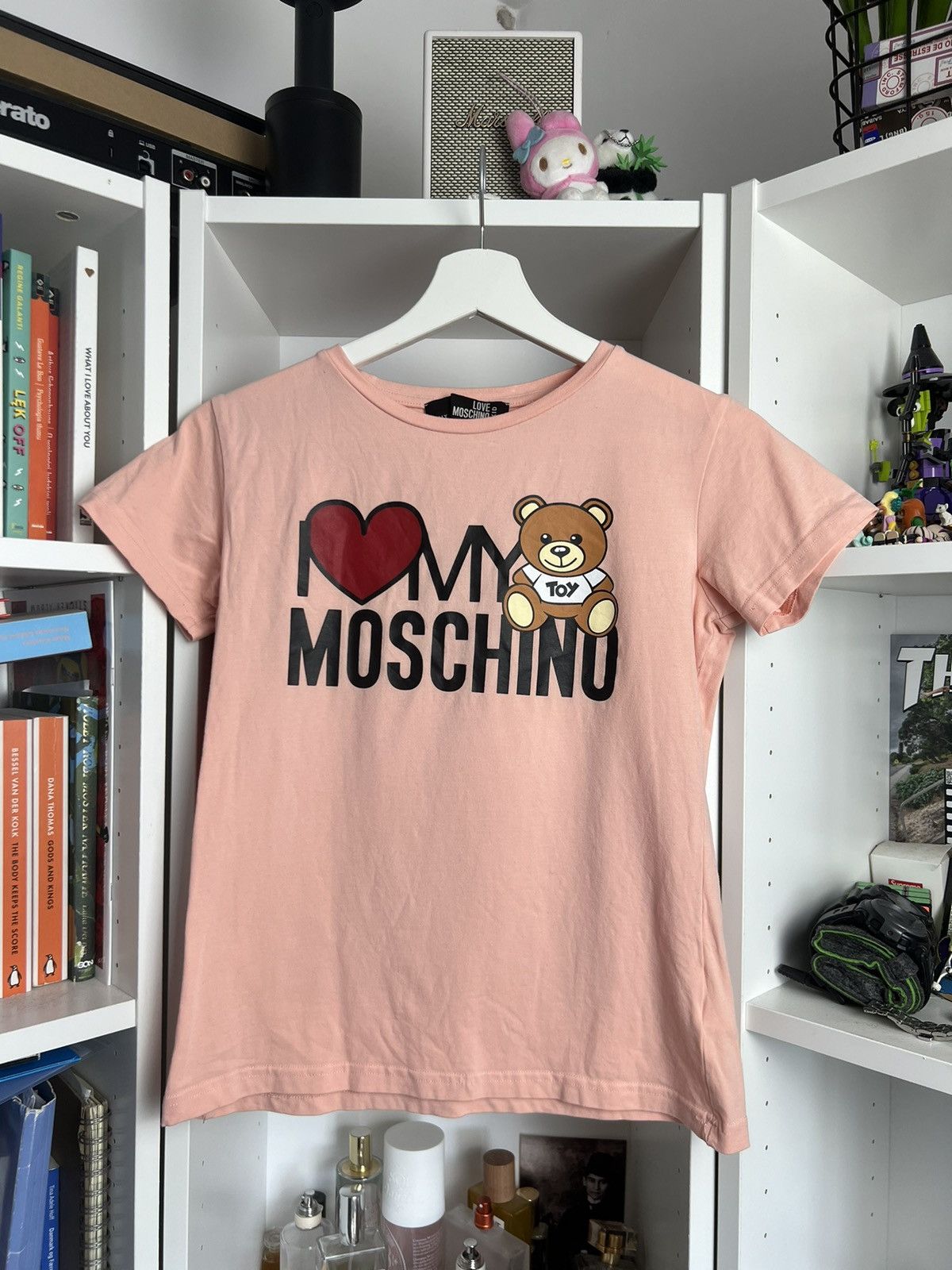 Love Moschino × Moschino Love Moschino baby tee crop top XS avantgarde designer 00s Size XS / US 0-2 / IT 36-38 - 1 Thumbnail