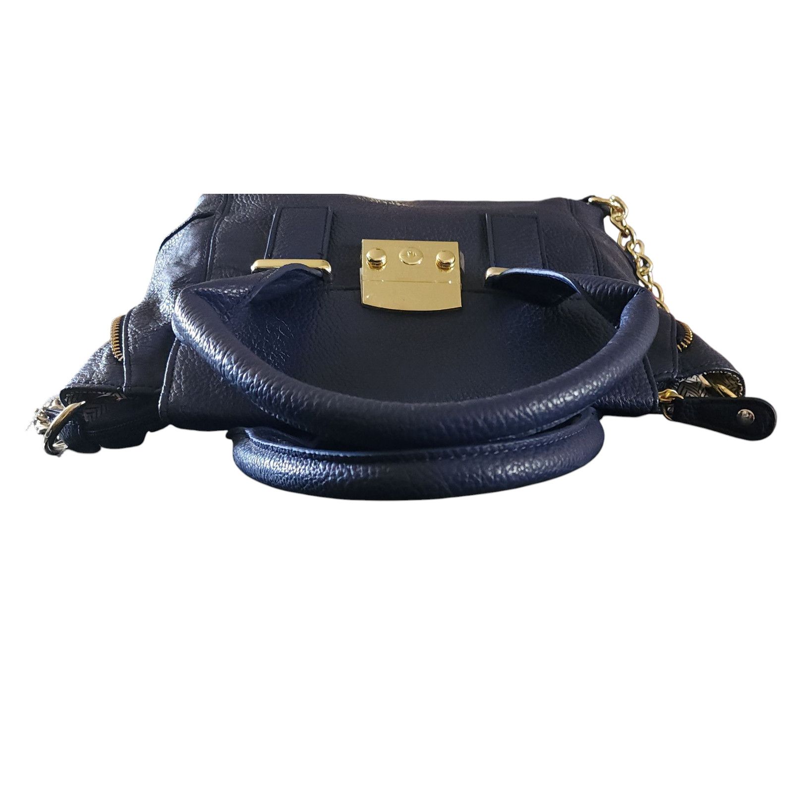 Steve Madden Steve Madden royal blue faux-leather Satchel shoulder bag. Size ONE SIZE - 8 Thumbnail