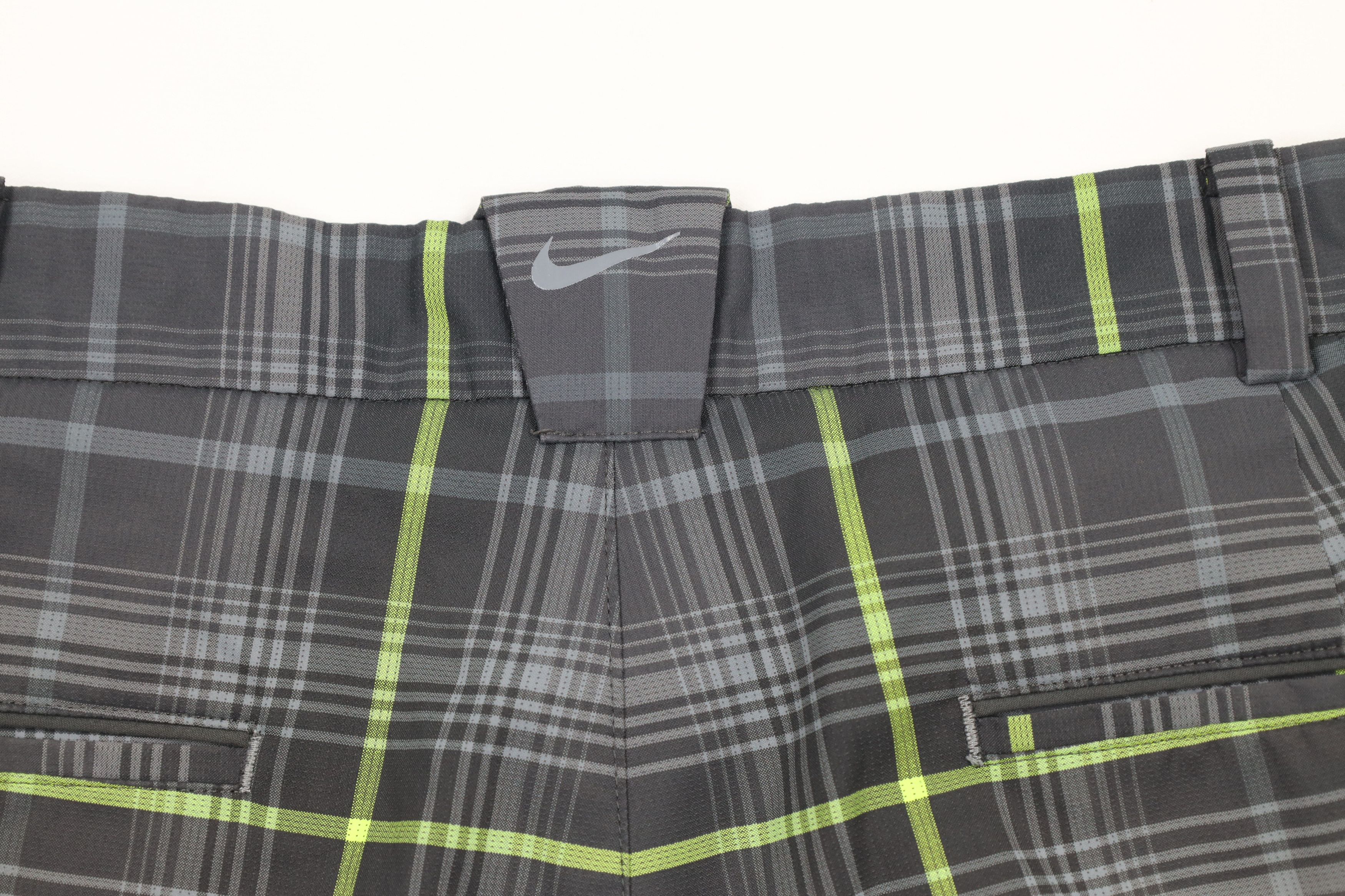 Nike × Vintage Nike Golf Dri-Fit Golfing Golf Chino Shorts Plaid Polyester Size US 34 / EU 50 - 14 Thumbnail