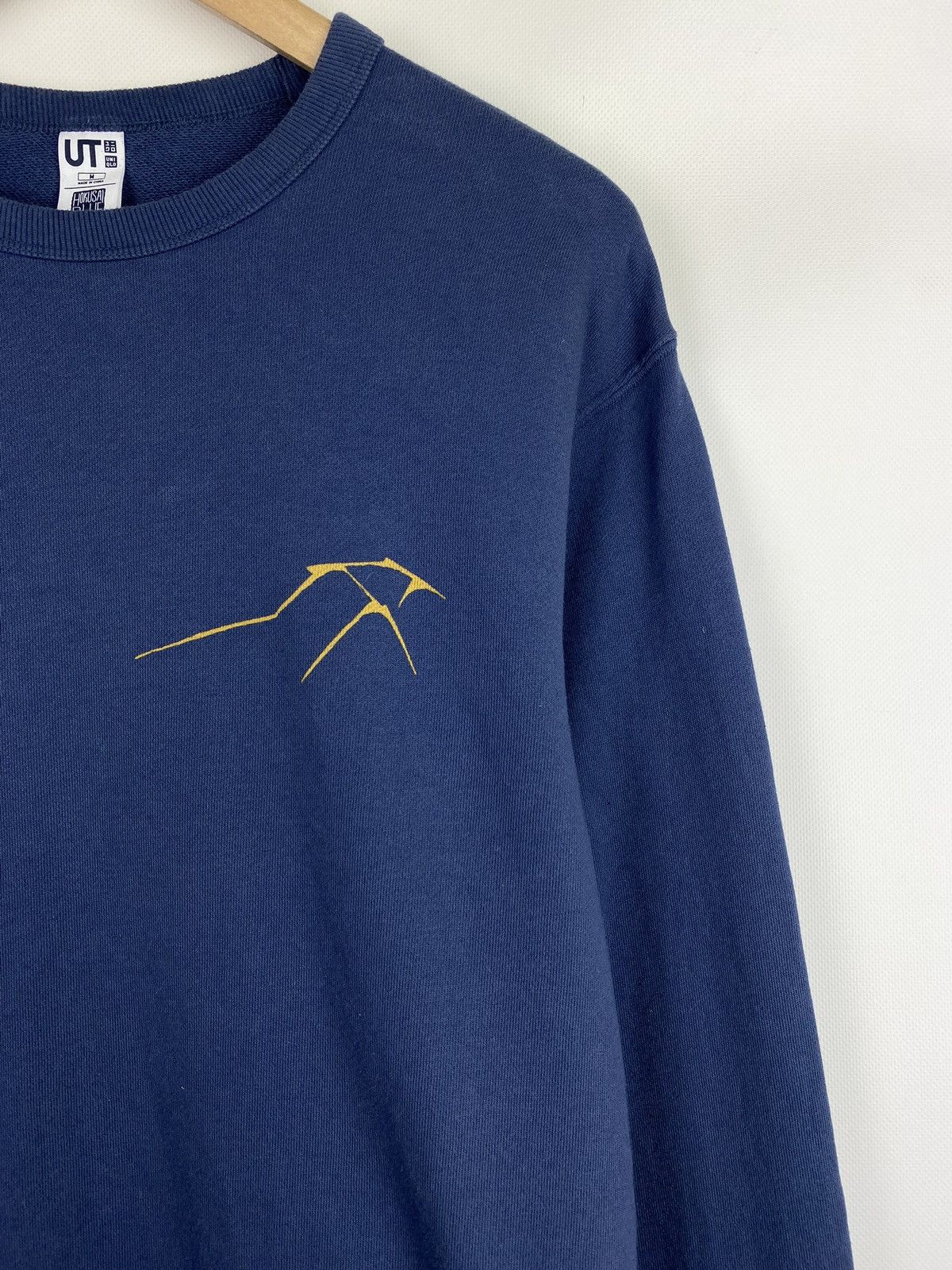 Japanese Brand × Uniqlo Uniqlo Hokusai Blue Japanese style sweatshirt pullover Size US M / EU 48-50 / 2 - 8 Thumbnail