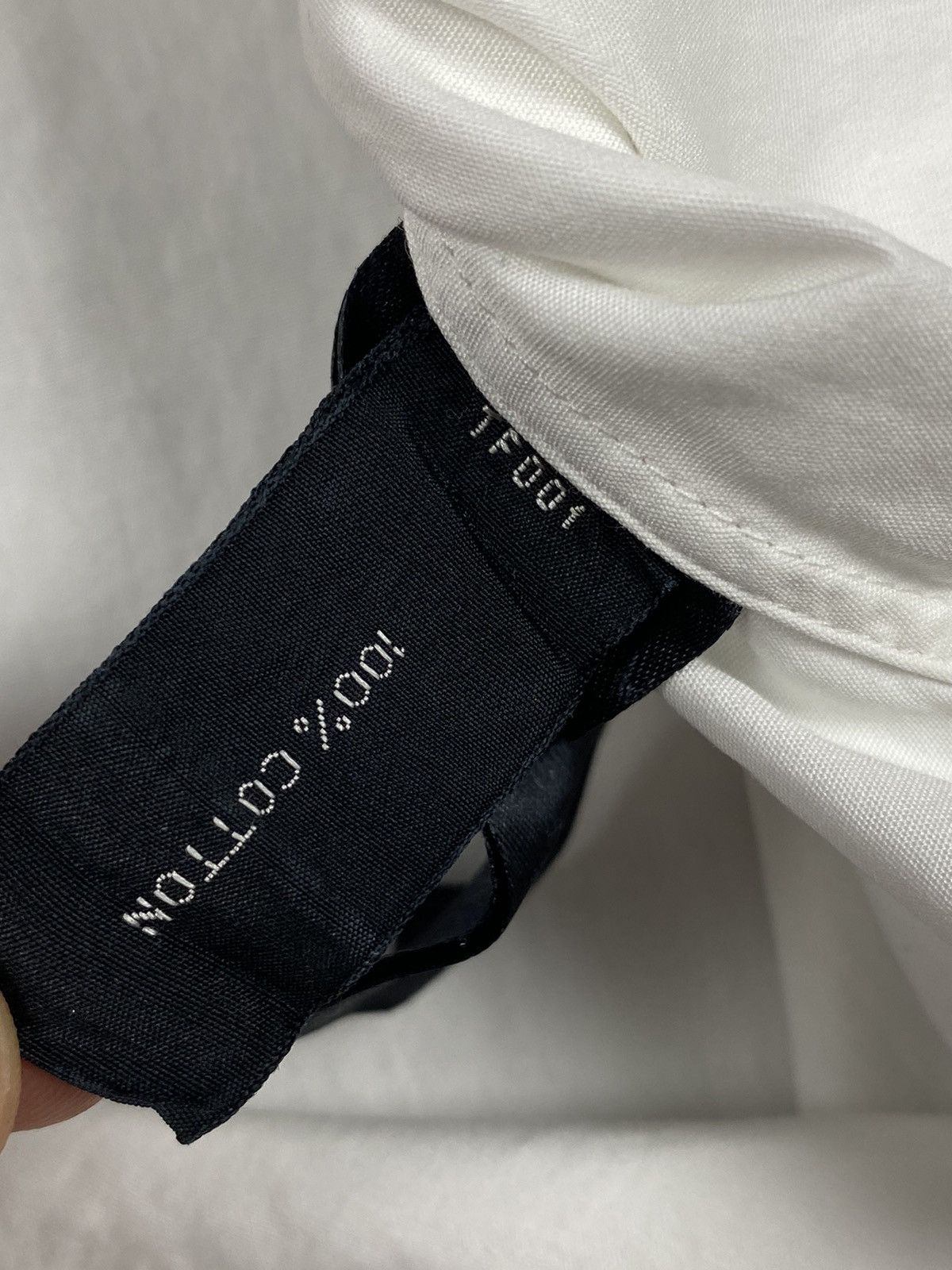 Tom Ford Tom Ford Cufflinks White Cotton Button Up Shirt Size US L / EU 52-54 / 3 - 11 Thumbnail