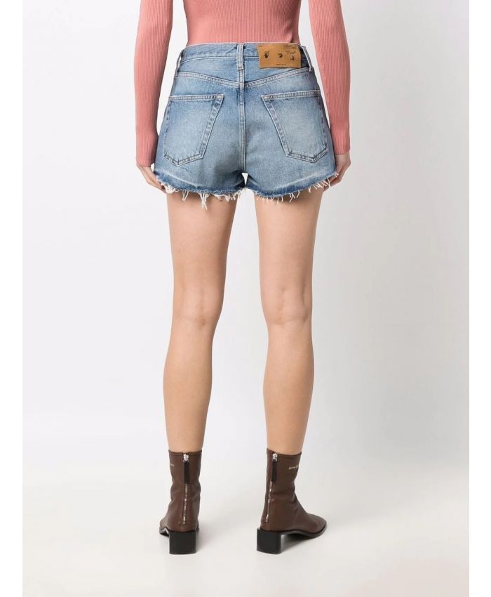 Off-White o1gr1nt0125 Corporate Short in Blue Size 29" - 4 Thumbnail