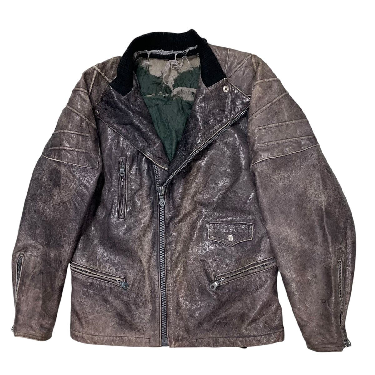 Marithe + Francois Girbaud 💥80s MARITHE FRANCOIS GIRBAUD BIKER BOMBER JACKET Size US M / EU 48-50 / 2 - 3 Thumbnail
