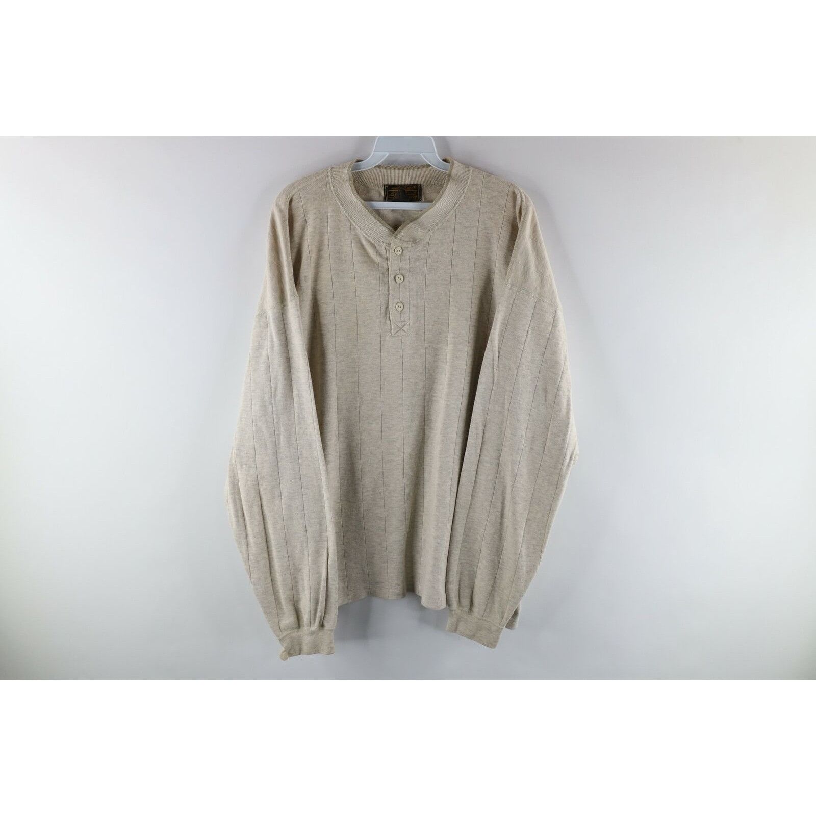 Vintage Vintage 90s Eddie Bauer Ribbed Long Sleeve Henley Shirt