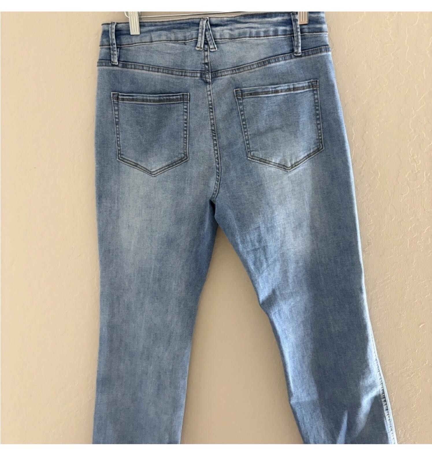 United Bamboo BAMBOO Women's Blue Skinny Jeans Size 34" / US 12 / IT 48 - 6 Thumbnail