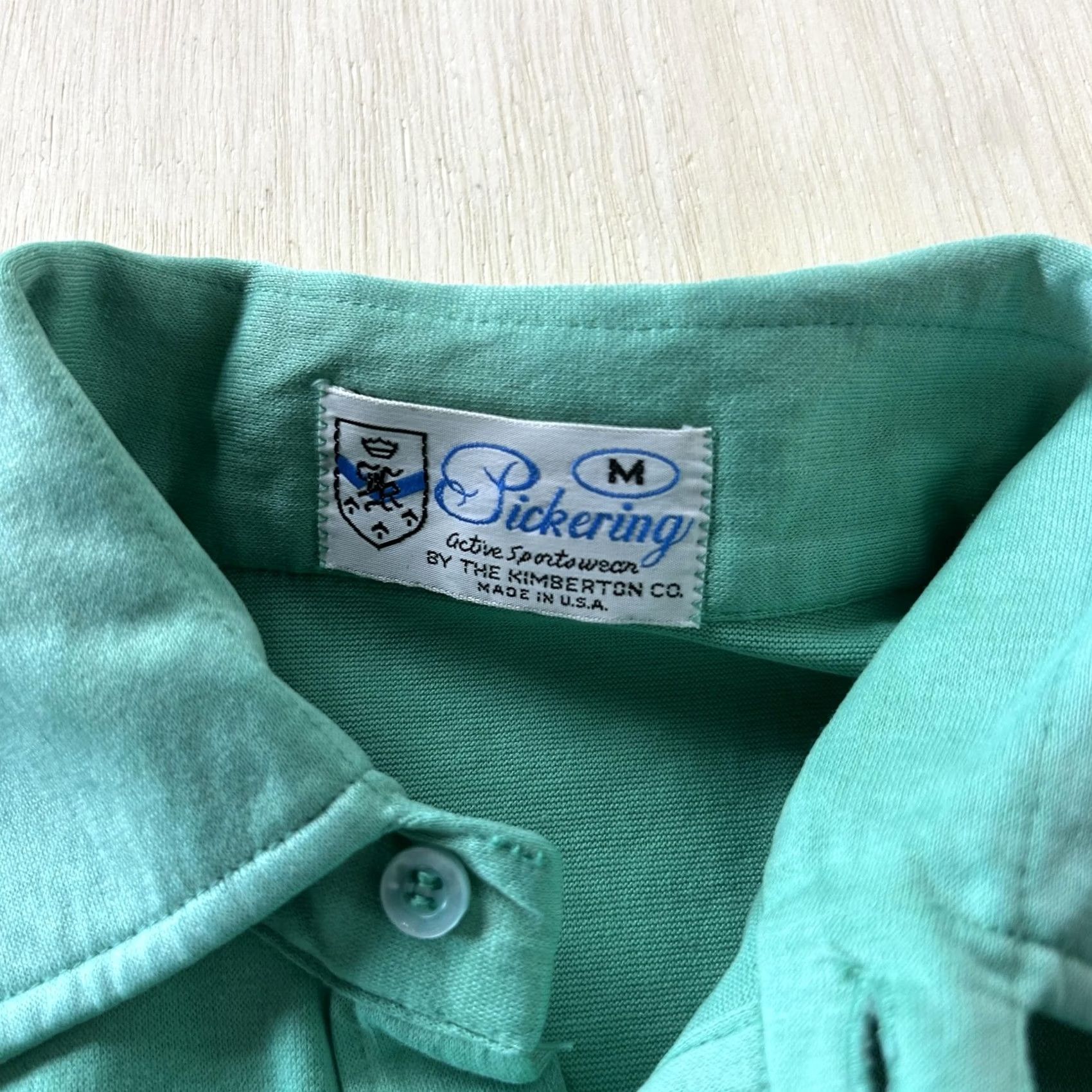 Vintage VINTAGE Pickering Polo Shirt Mens M Green Short Sleeve Embroidered Golfer Size US M / EU 48-50 / 2 - 3 Thumbnail