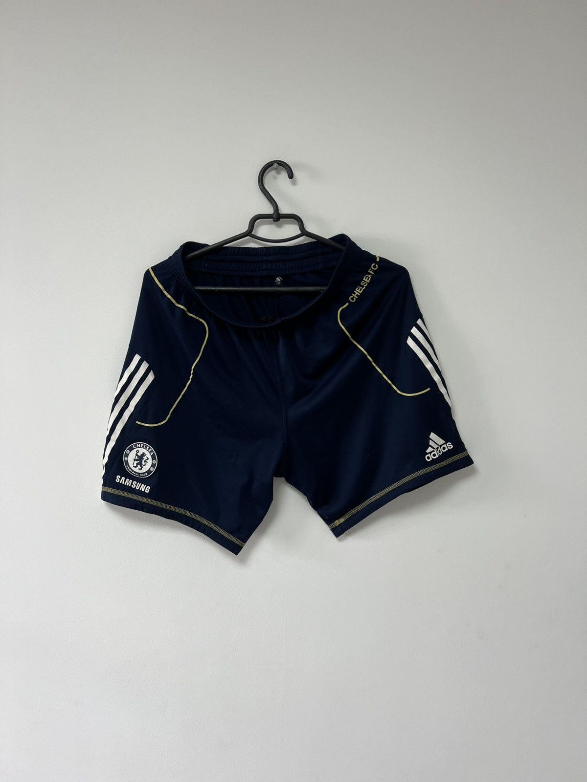 Adidas Chelsea 2010/11 Training Football Shorts Blue Mens sz S Size US 30 / EU 46 - 4 Thumbnail