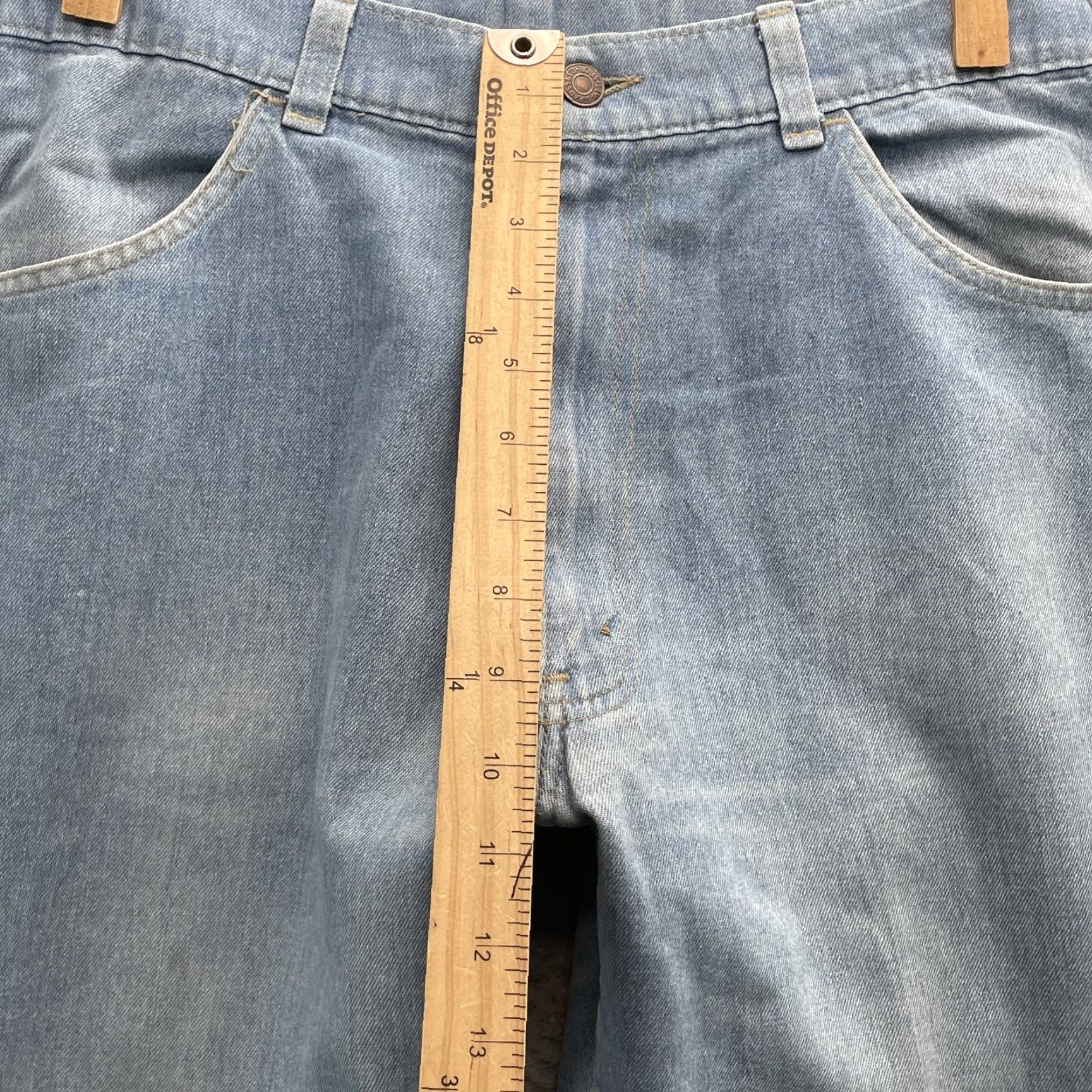 Levi's VTG Levi's Jeans 33x33 Orange Tab 70's Western USA Levi's With a Skosh More Room 90s Cowboy Vintage Jeans Mens Regular Blue 33" Size US 33 - 6 Thumbnail