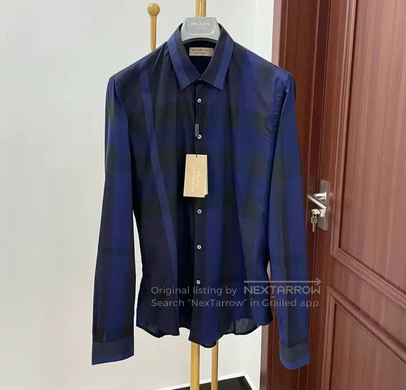 Burberry Burberry Multicolor Cotton Men's Shirt. Size US M / EU 48-50 / 2 - 1 Thumbnail
