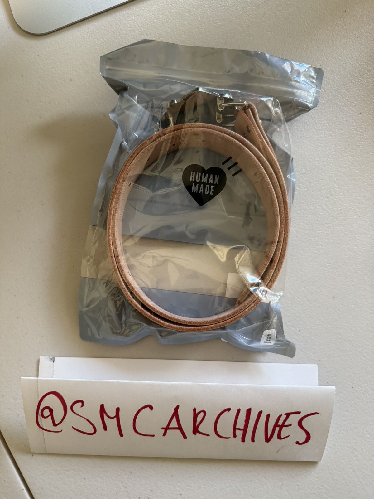 Human Made Human Made Heart Leather Belt Size ONE SIZE - 4 Thumbnail