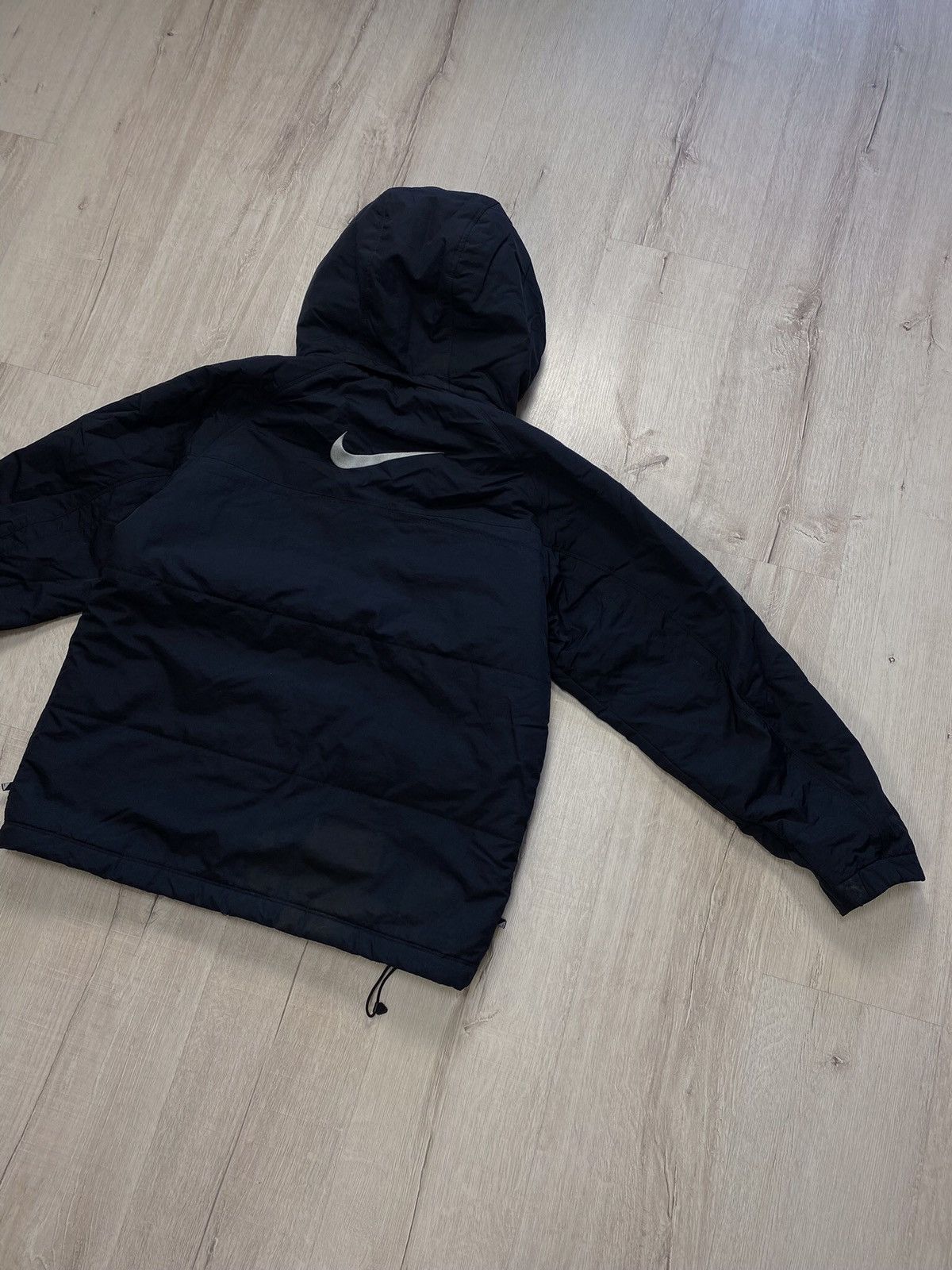Nike × Vintage Nike Puffers Vintage Central Big Logo 90s Jacket Size US S / EU 44-46 / 1 - 1 Thumbnail