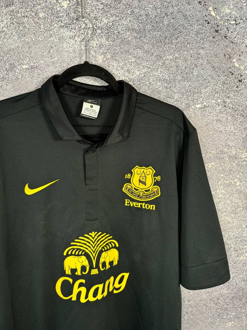 Nike × Vintage FERGUSON Vintage Everton 2012/13 Nike Soccer Jersey Size US L / EU 52-54 / 3 - 3 Thumbnail