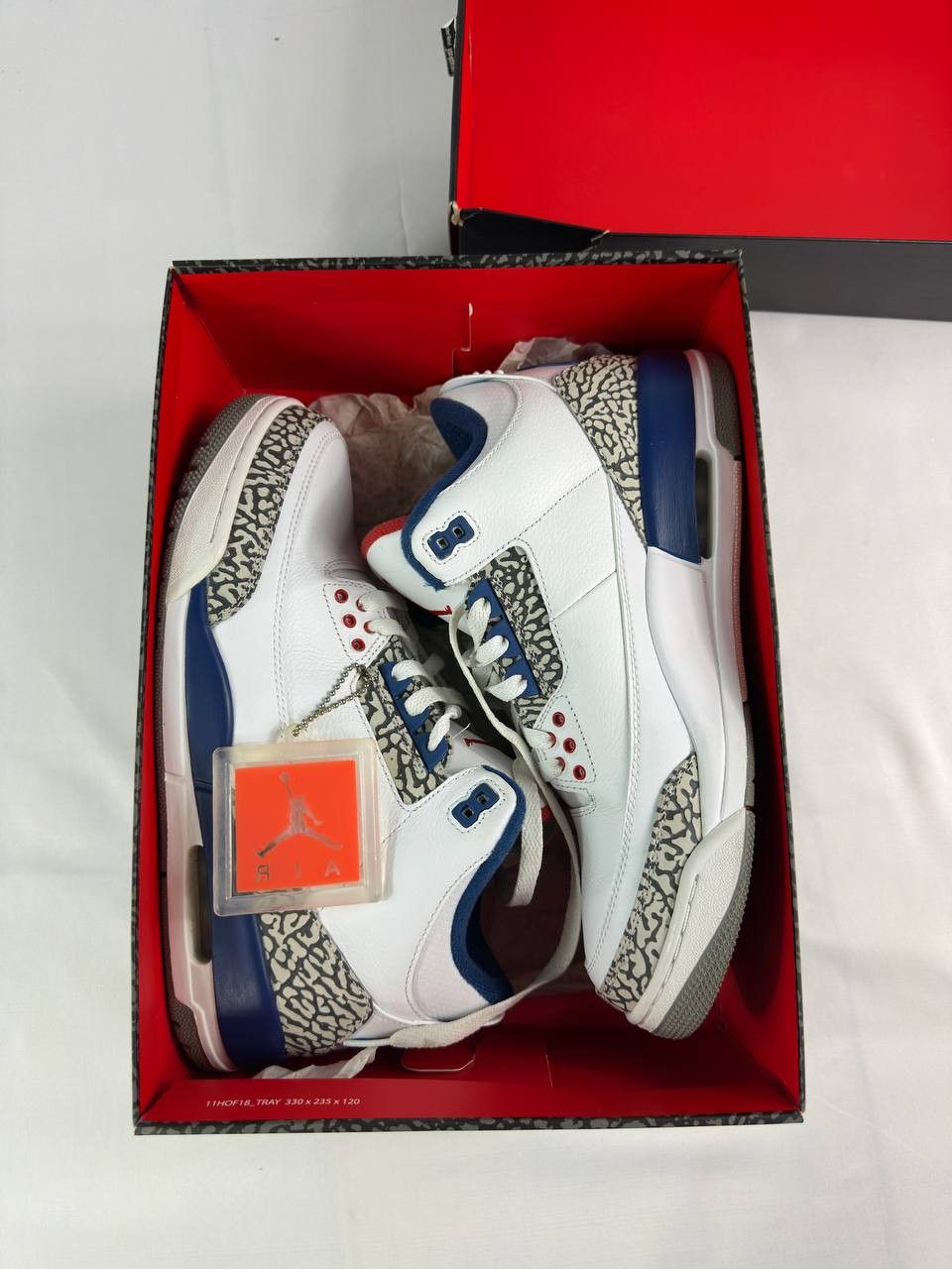 Nike Nike Air Jordan 3 Retro OG Mid True Blue Size US 10 / EU 43 - 15 Thumbnail