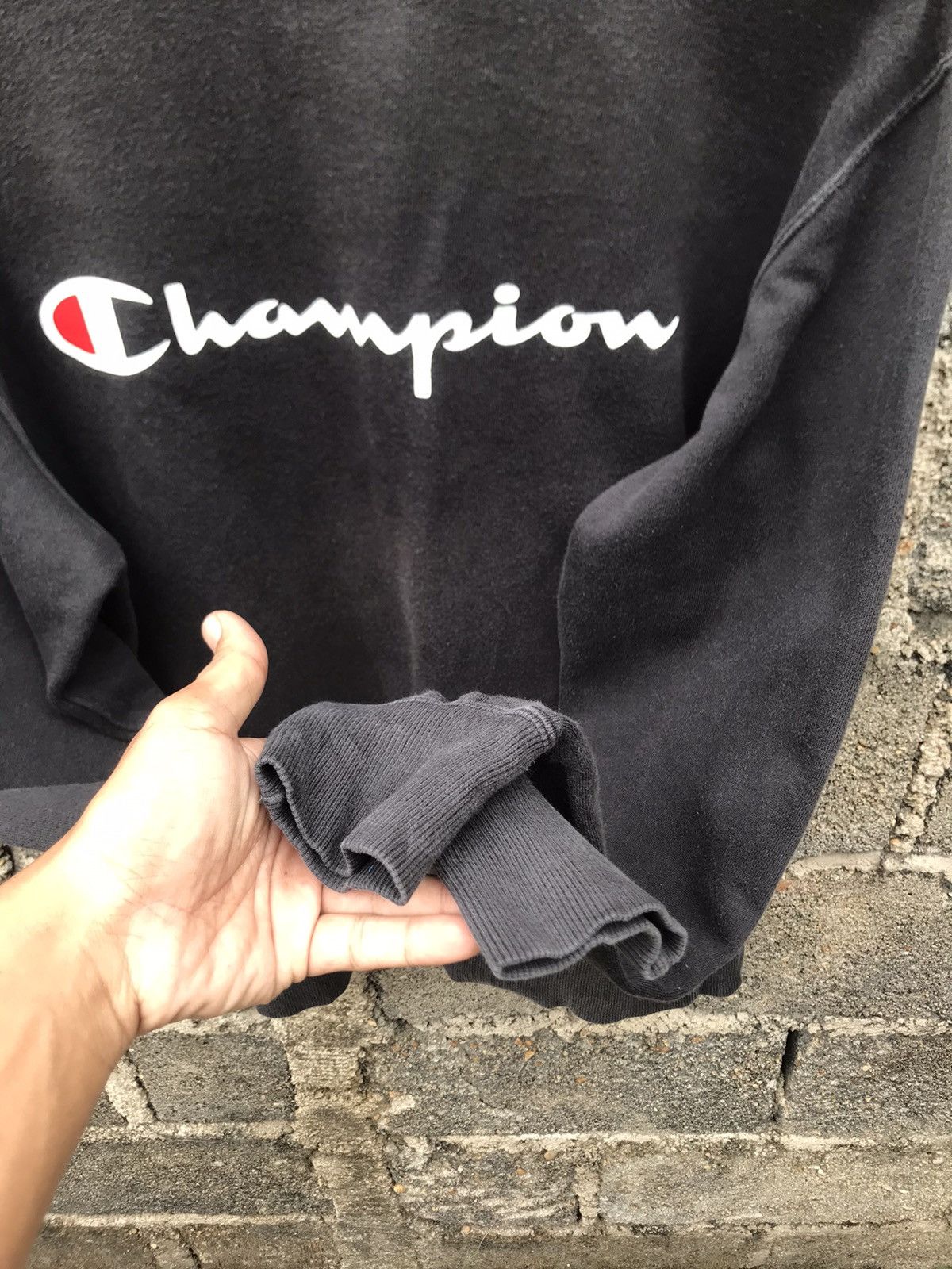Champion × Vintage Vintage Champion Sun Faded Sweatshirt Size US M / EU 48-50 / 2 - 10 Thumbnail