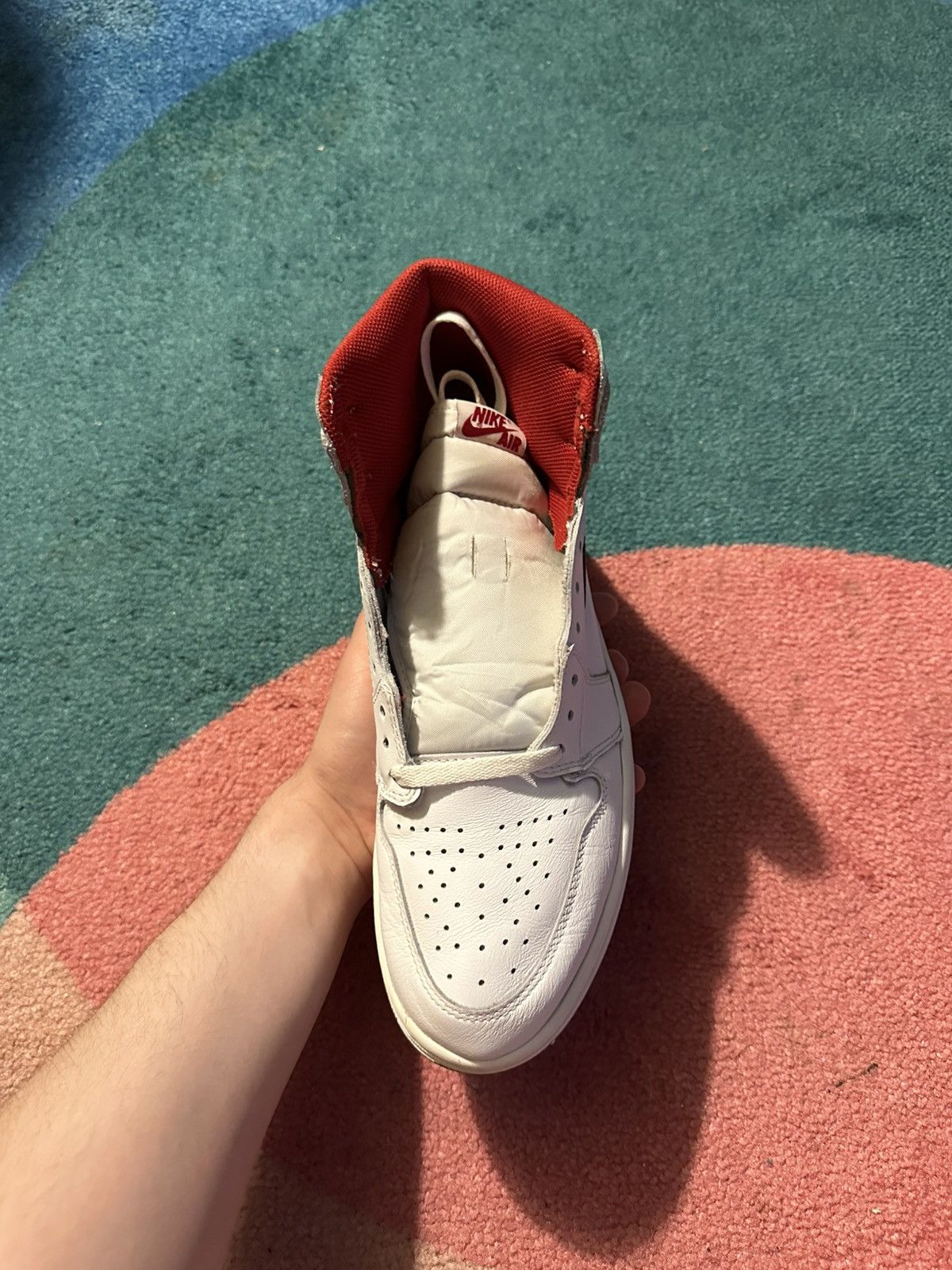 Jordan Brand Air Jordan 1 Retro Metallic Red (2017) Size US 11.5 / EU 44-45 - 9 Thumbnail