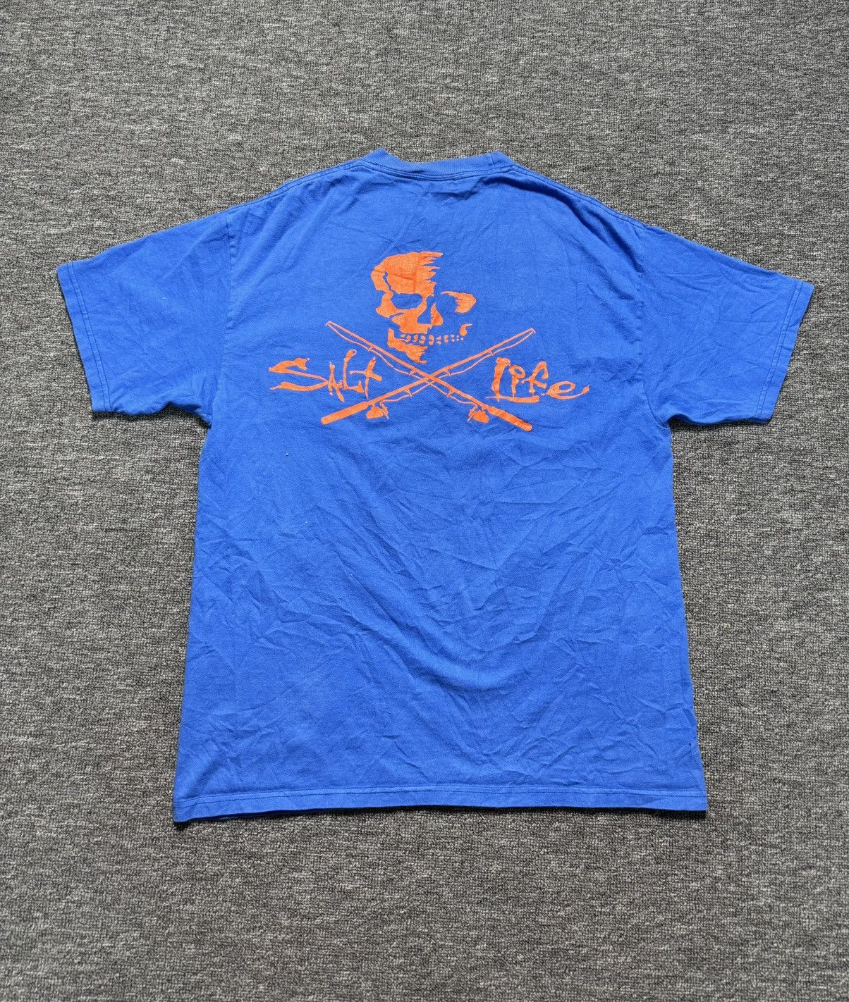 Grailed Salt Life T-Shirt Men's Large Blue Pocket Tee Graphic Print Size US L / EU 52-54 / 3 - 2 Thumbnail