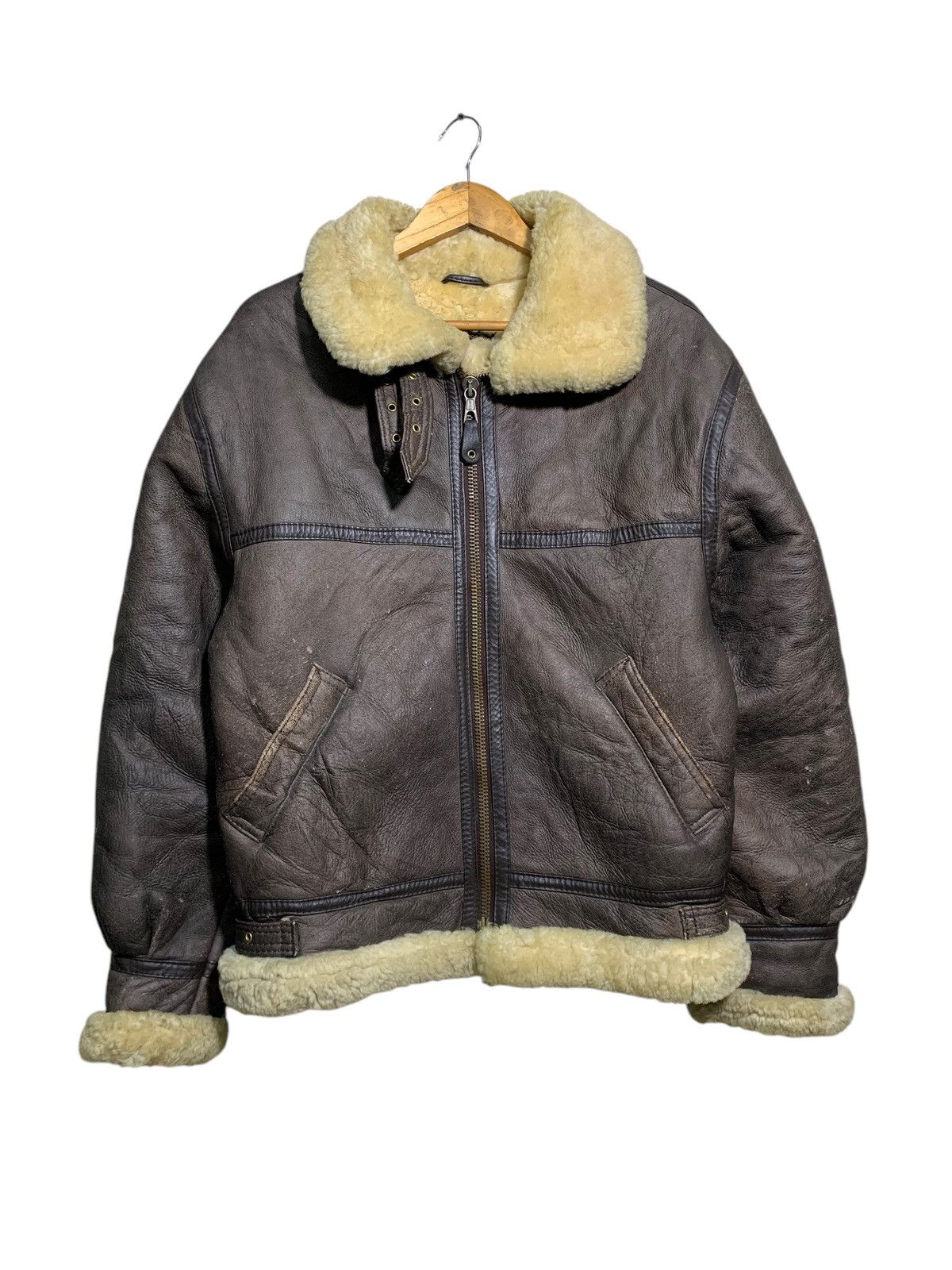 🔥SHEEPSKIN LEATHER JACKETS TYPE B3 AVIATION