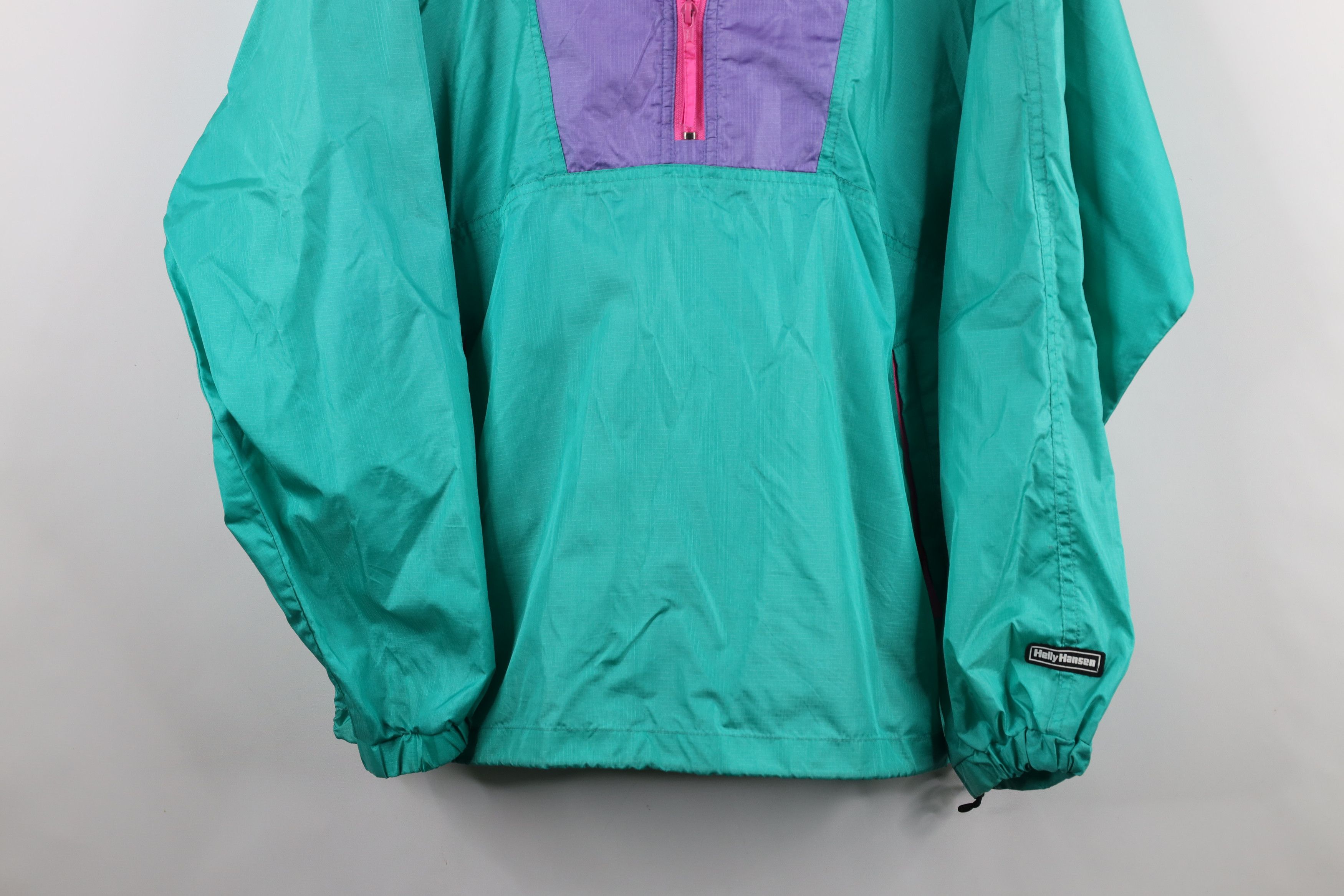 Helly Hansen × Vintage Vintage 90s Helly Hansen Block Pullover Windbreaker Jacket Size S / US 4 / IT 40 - 3 Thumbnail