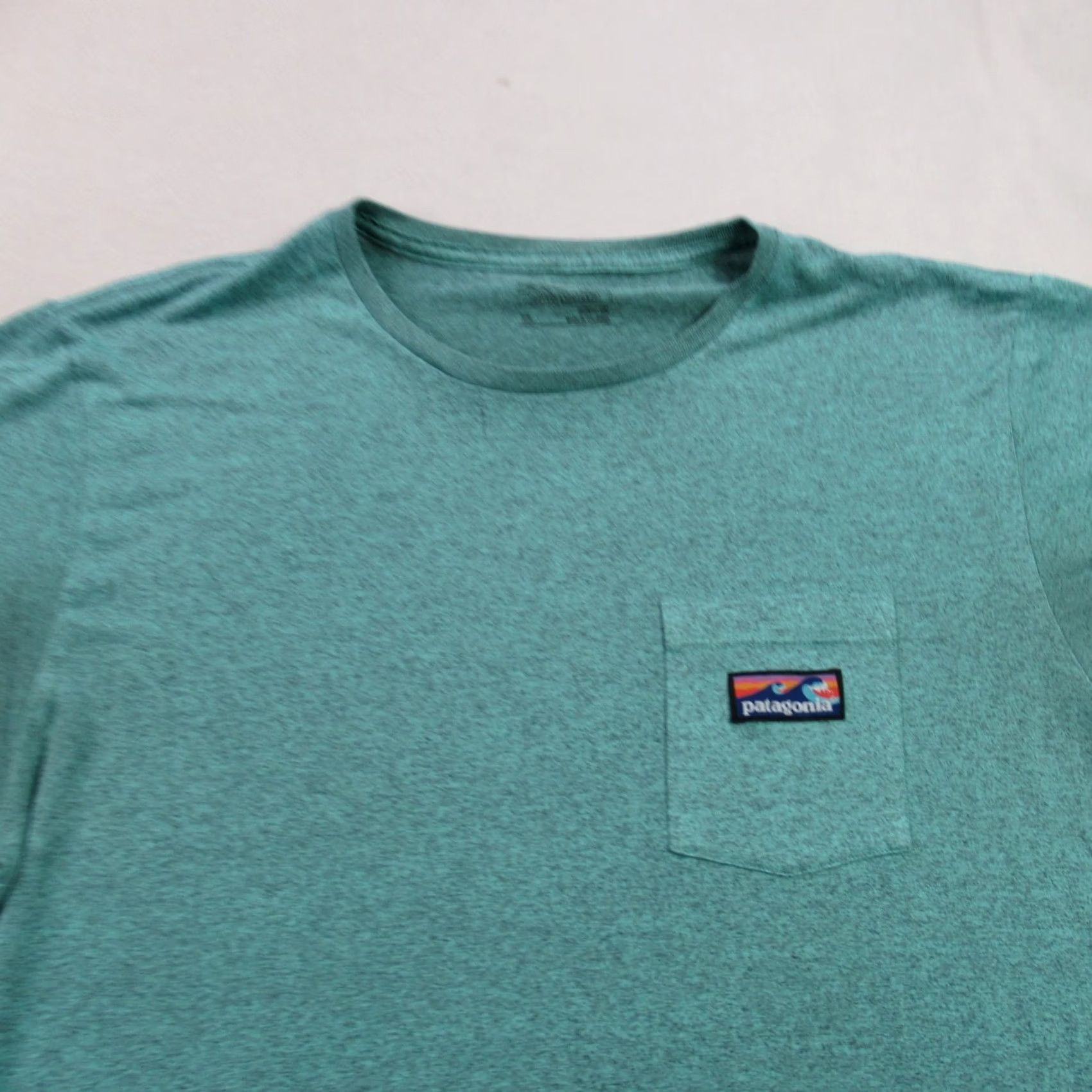 Patagonia Patagonia Shirt Mens XL Short Sleeve Crew Neck Outdoor Casual Green Slim Size US XL / EU 56 / 4 - 3 Thumbnail