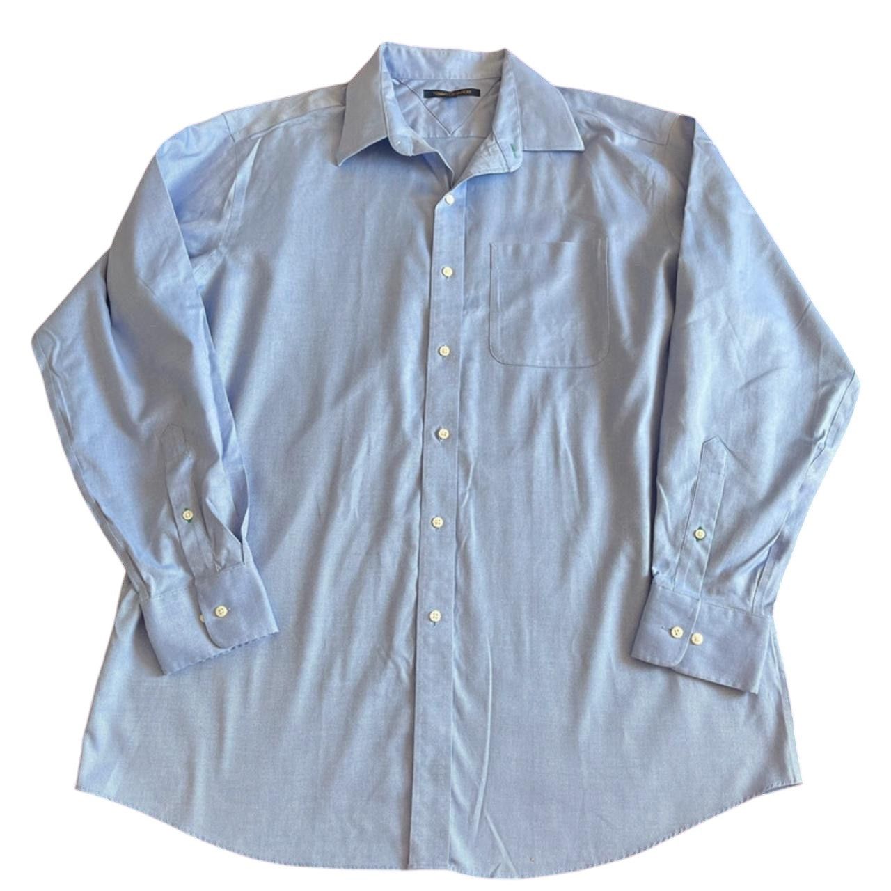 Tommy Hilfiger Tommy Hilfiger Vintage Button Down Dress Shirt Lion Crest Size US L / EU 52-54 / 3 - 1 Thumbnail