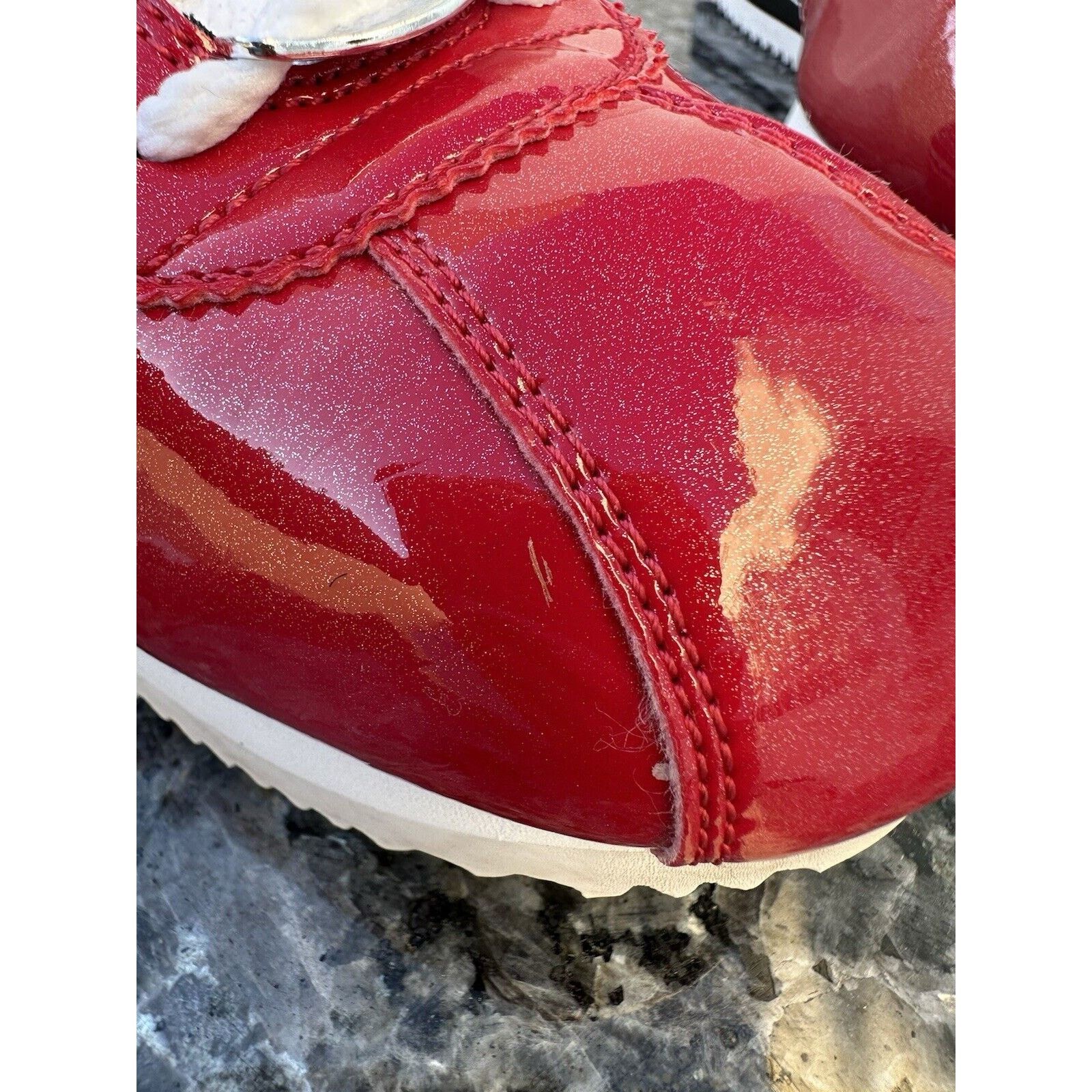 Nike 2016 Nike Cortez Basic Prem Qs Gym Red-White-Metallic Silve Size US 7.5 / EU 40-41 - 5 Thumbnail