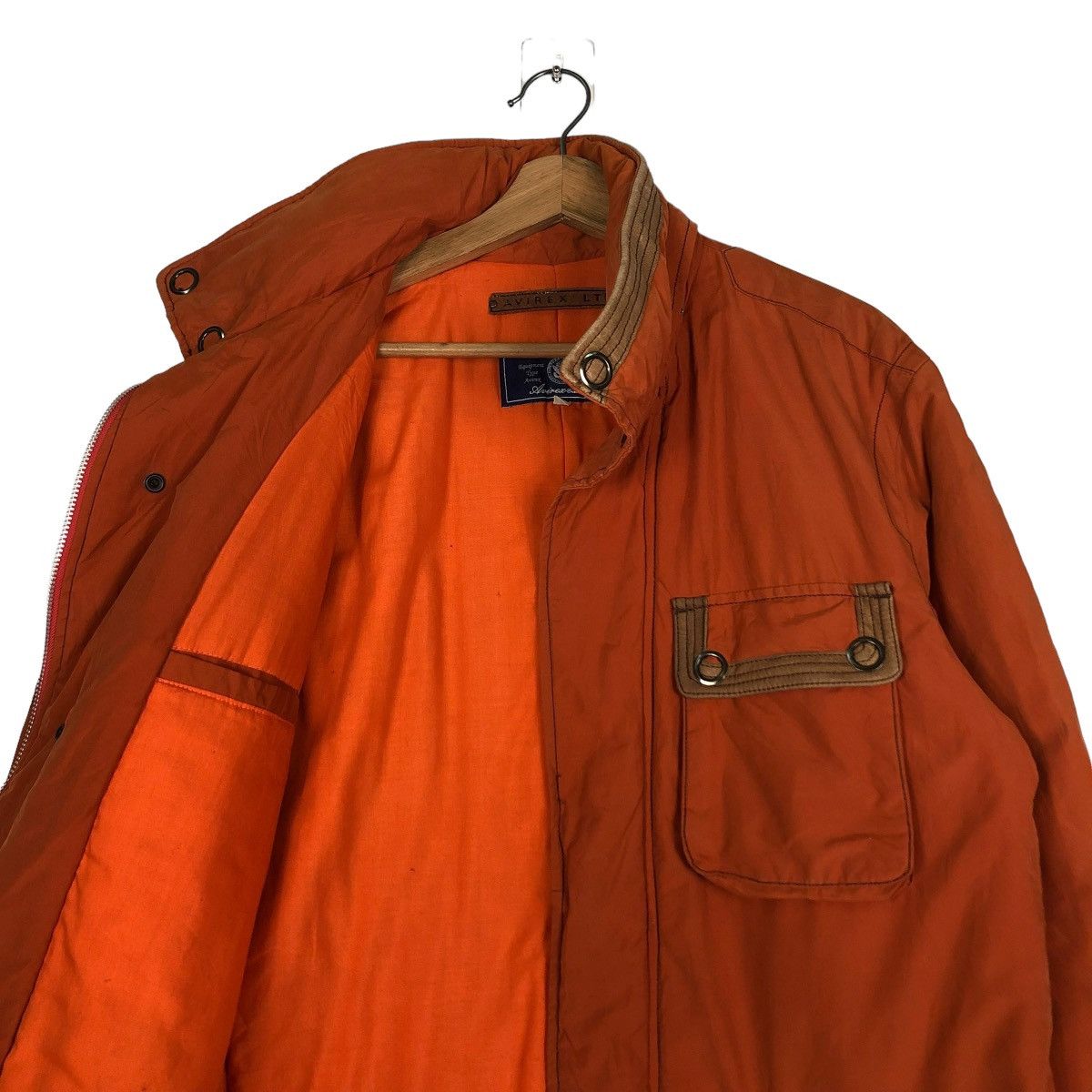 Avirex 🔥VINTAGE BIKER JACKET AVIREX LTD CARGO MULTI POCKETS Size US L / EU 52-54 / 3 - 12 Thumbnail