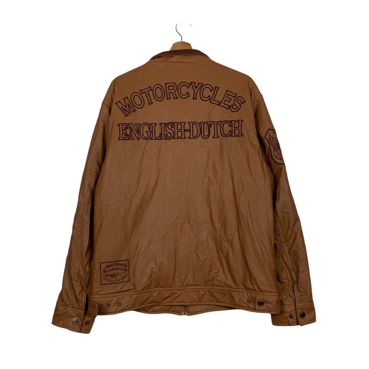 Japanese Brand Norton Motorcycle Riding Synthetic Leather Jacket Size US XXL / EU 58 / 5 - 7 Thumbnail