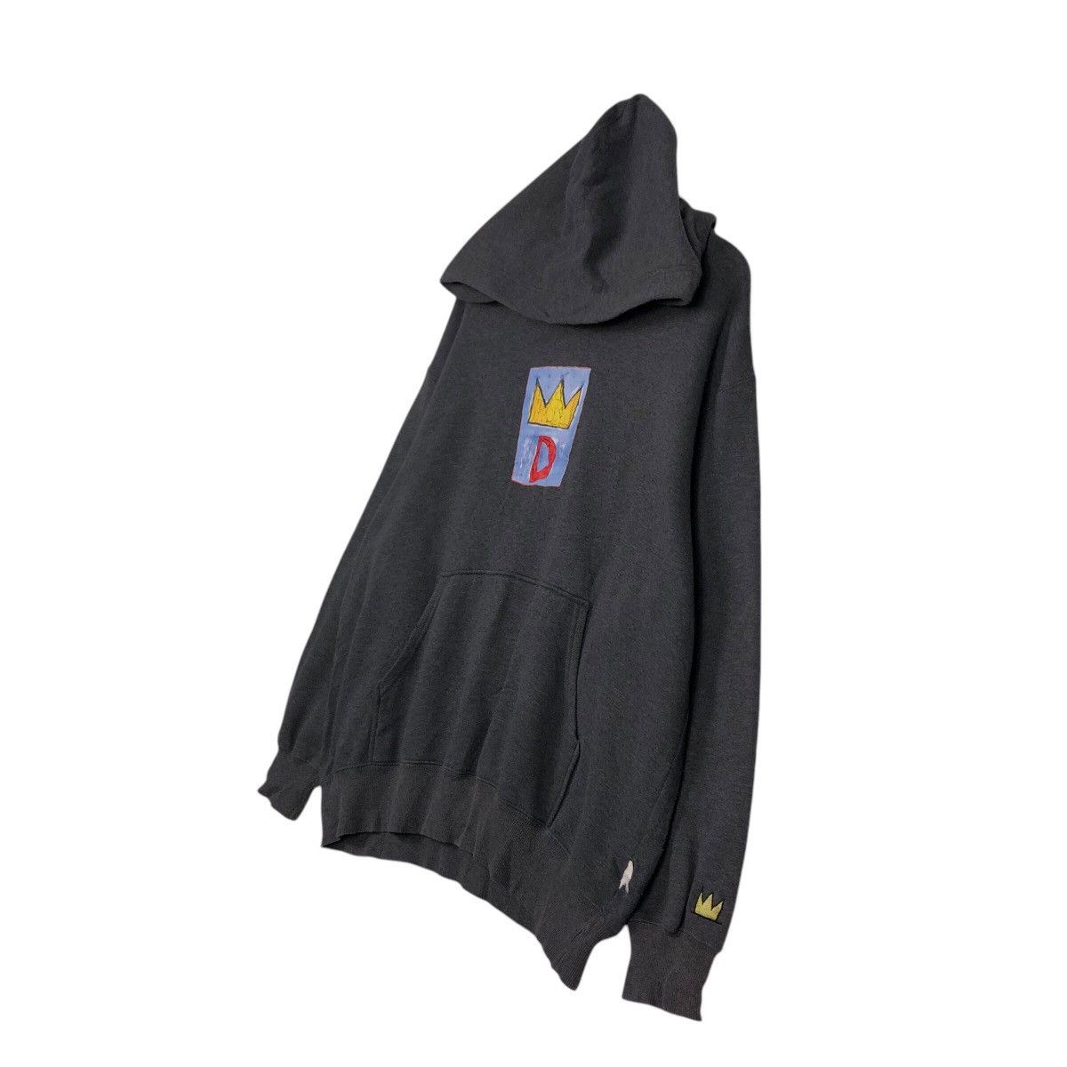 Japanese Brand 📌Vintage Hoodie Pull Over Jean Michel Basquiat Big Logo Size US XL / EU 56 / 4 - 3 Thumbnail