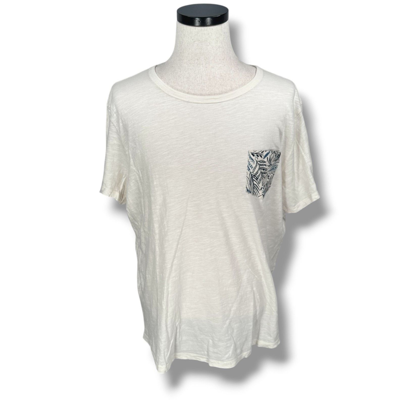 Marine Layer Marine Layer T-Shirt Men’s Large Cream Short Sleeve Size US L / EU 52-54 / 3 - 1 Thumbnail